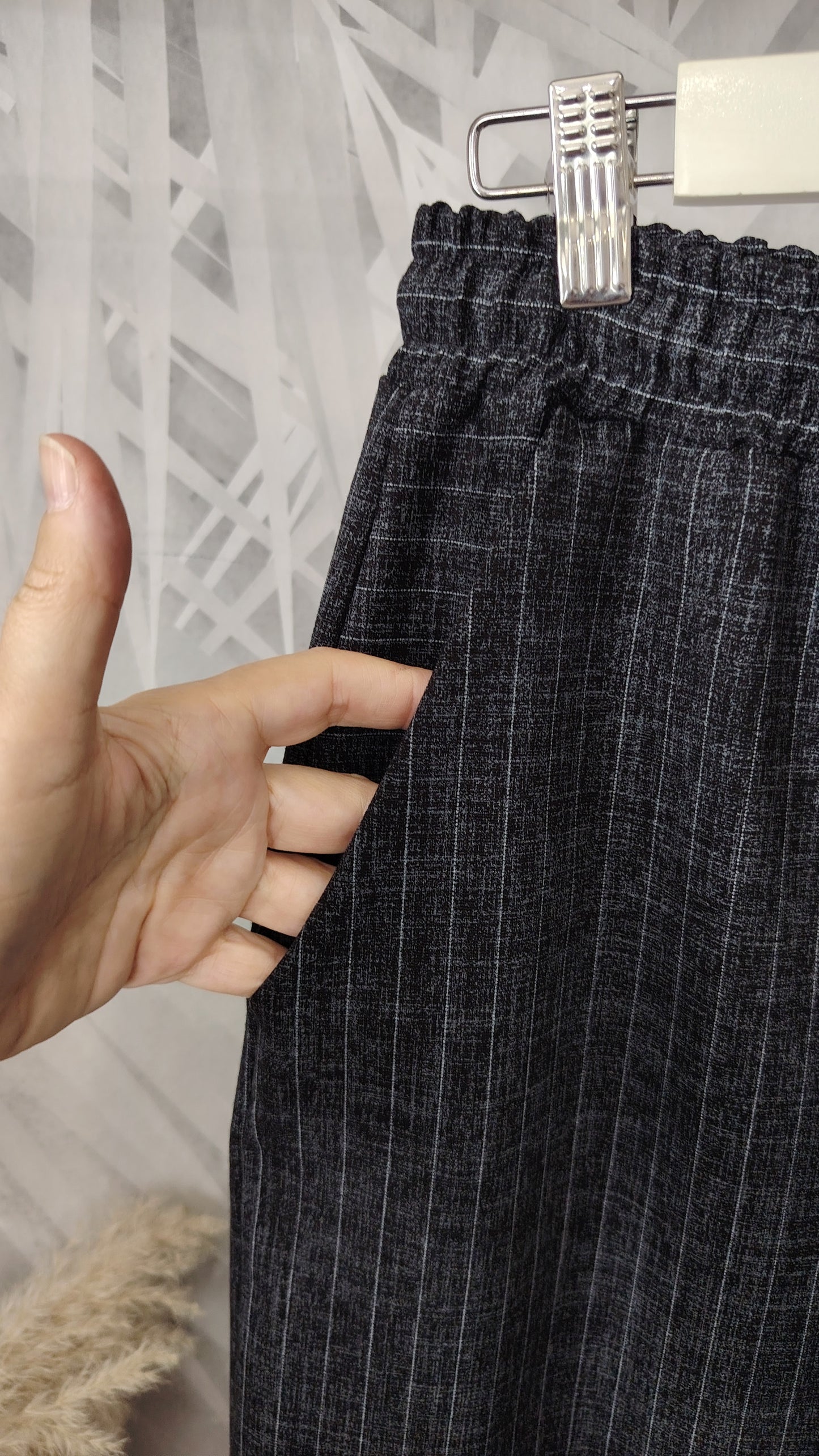 Pantaloni baloon a righe