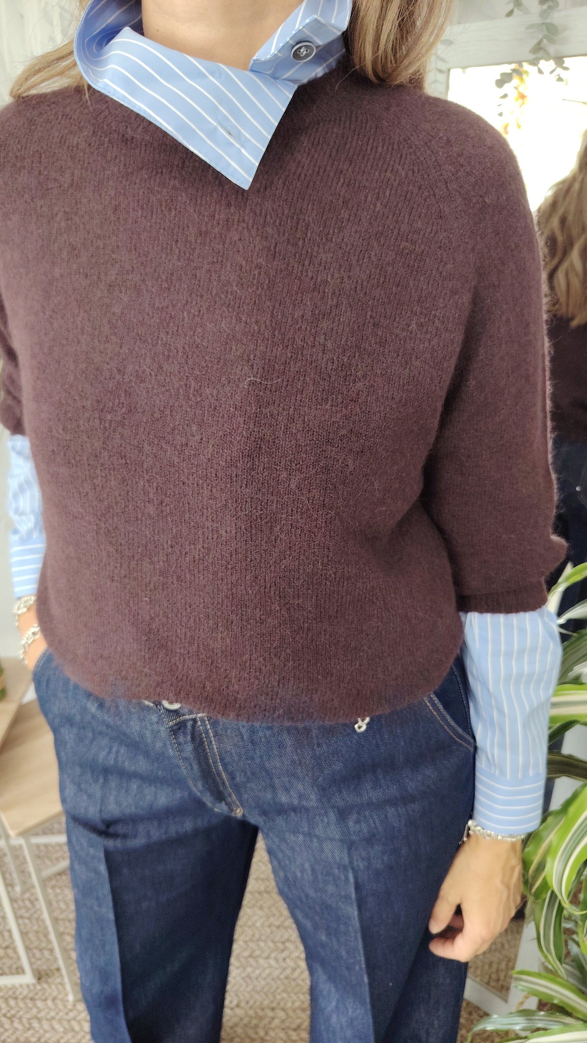 Maglione maniche 3/4