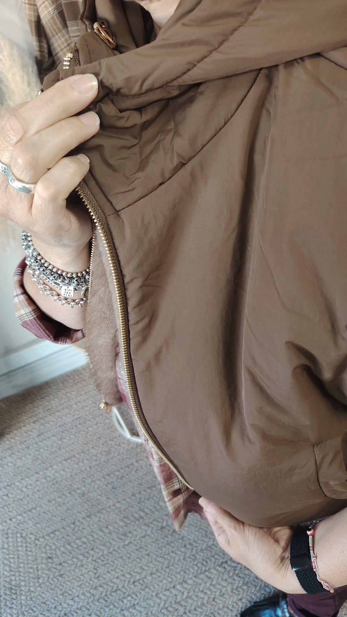 Gilet ecofur double face