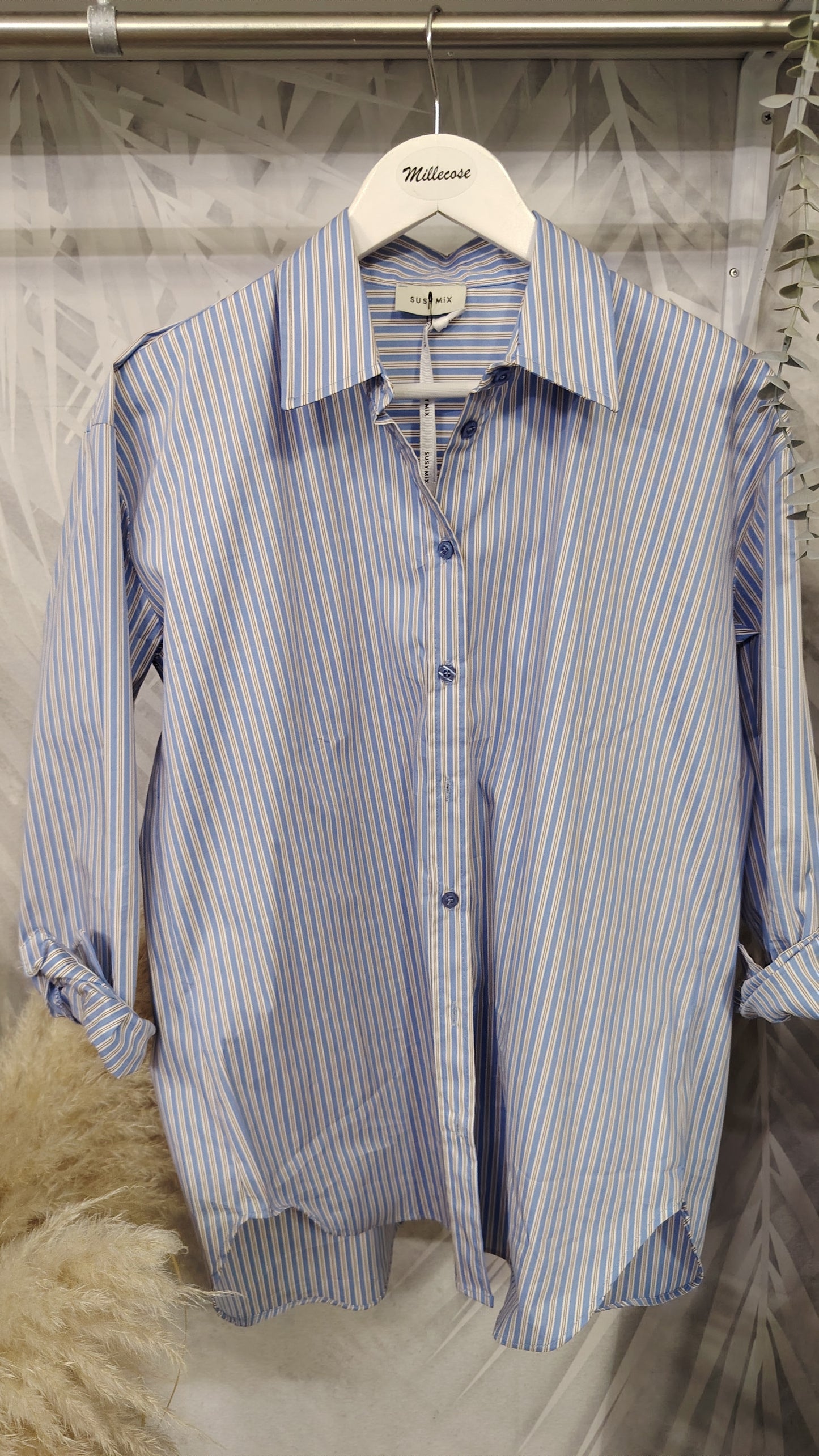 Camicia rigata over