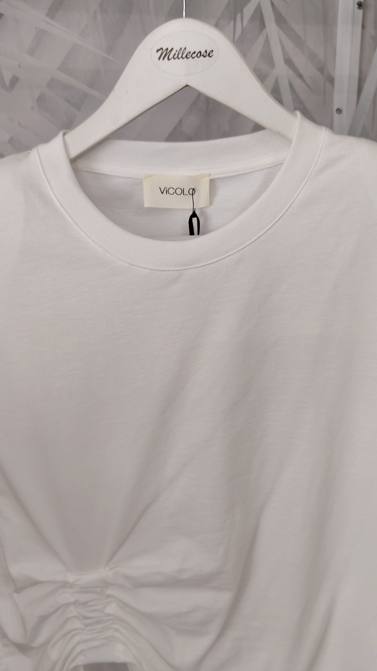 T-shirt con motivo sul fianco