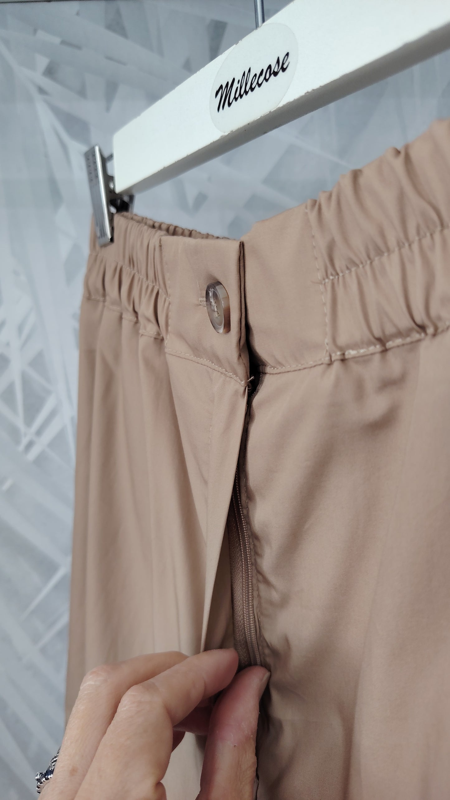 Pantalone gabardina gamba morbida