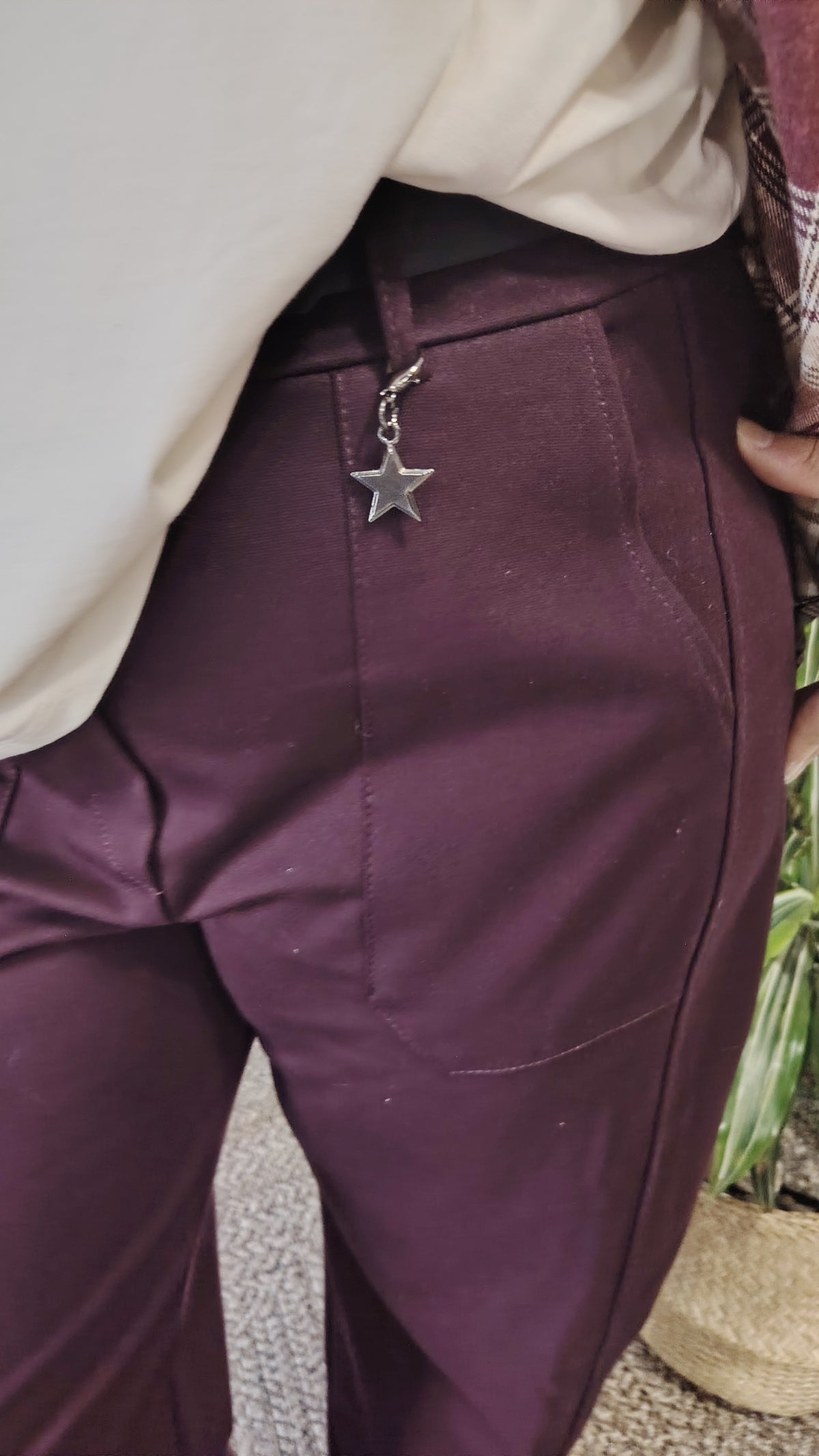 Pantalone stellina punto Milano