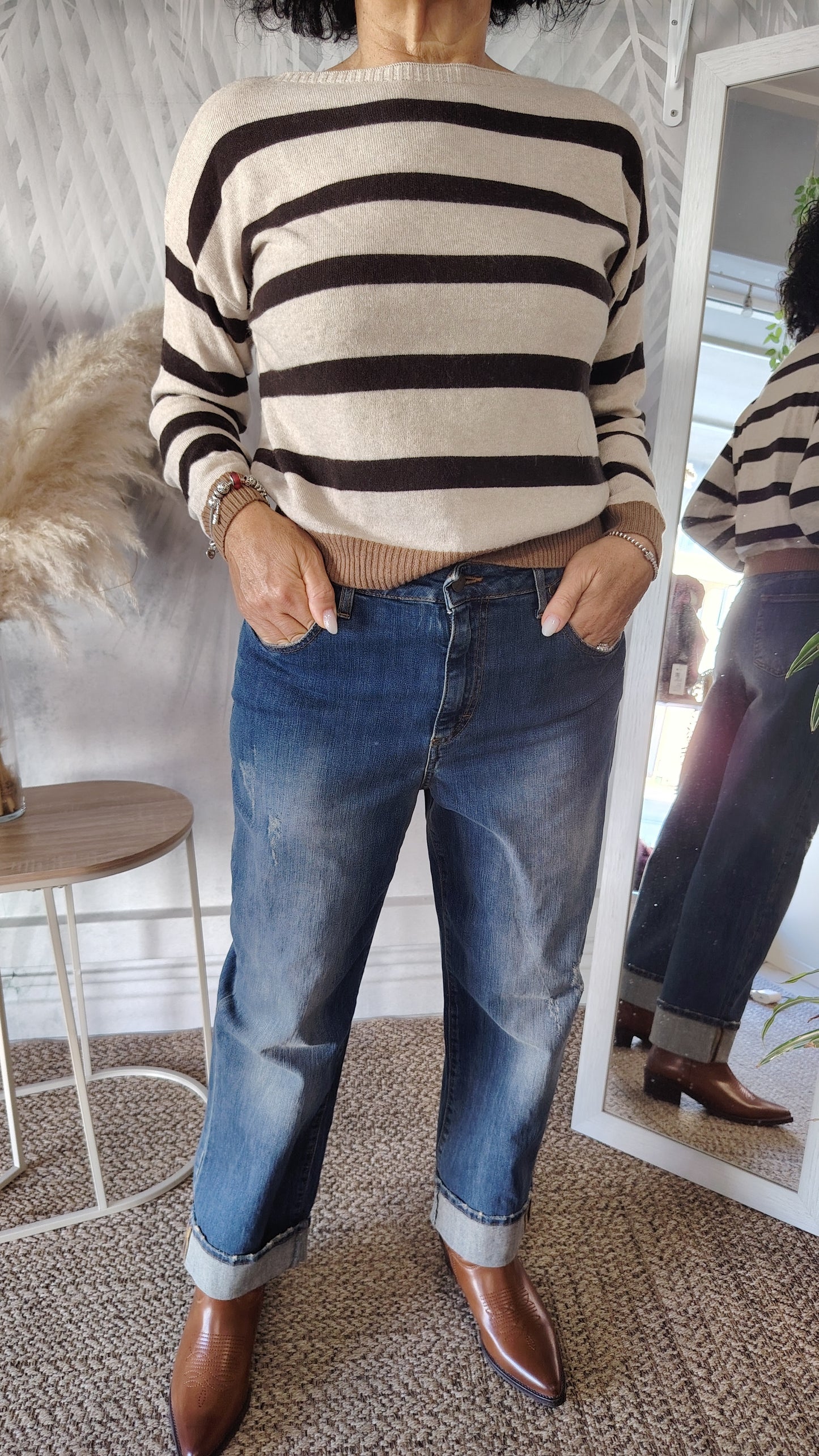 Jeans gamba dritta