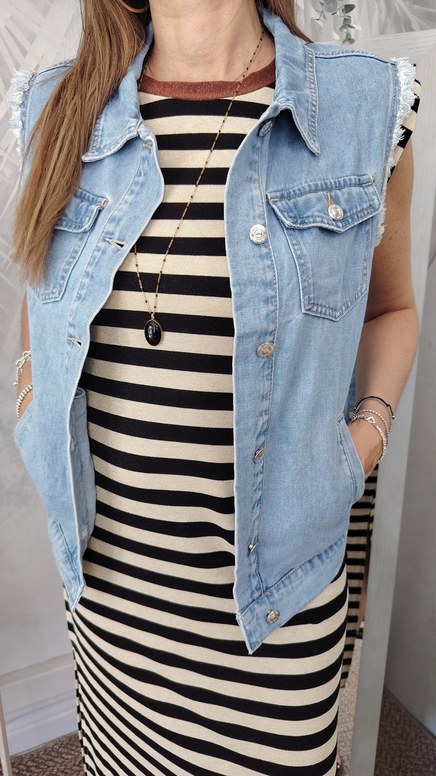 Gilet in jeans