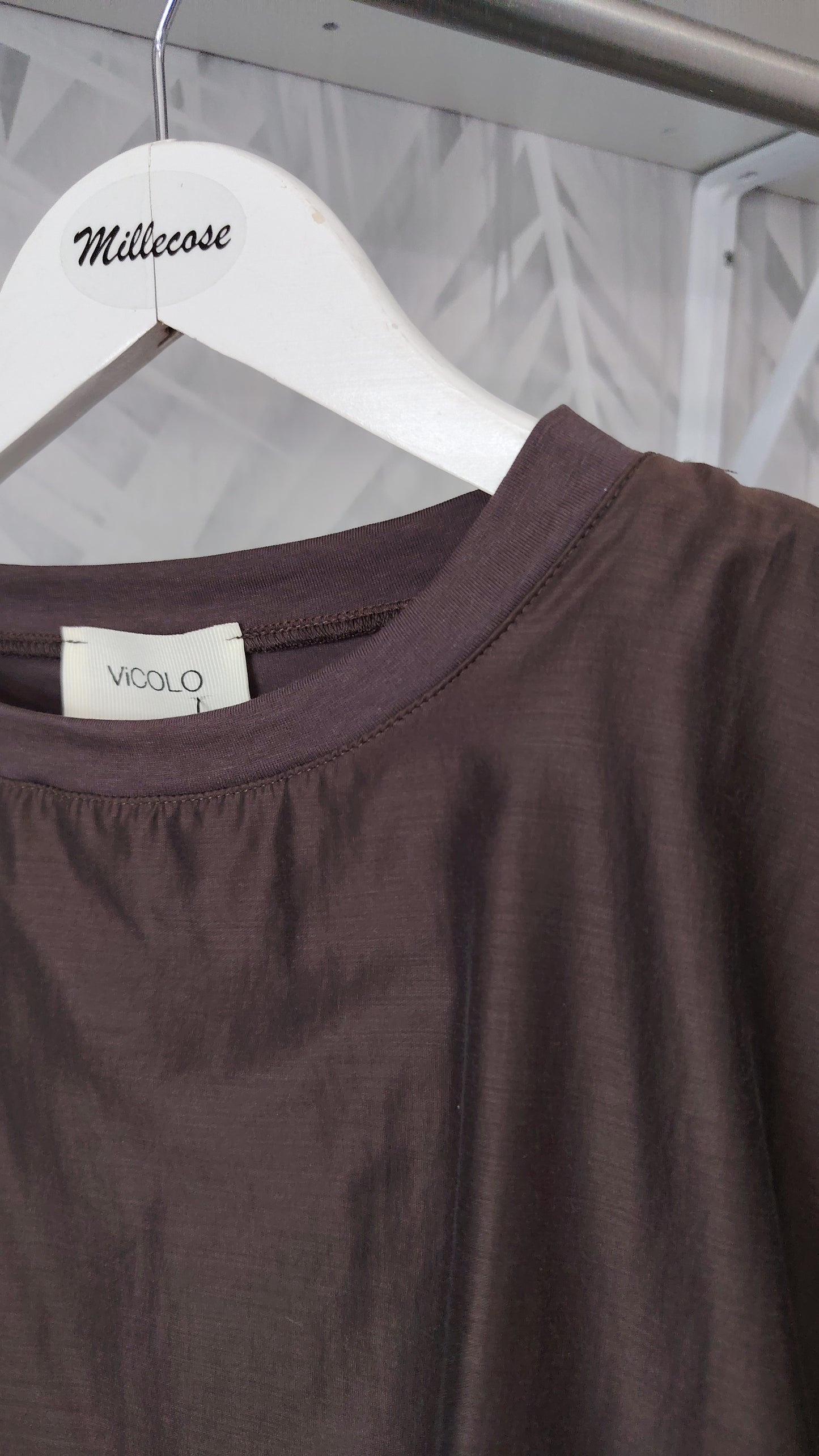 Blusa doppio tessuto