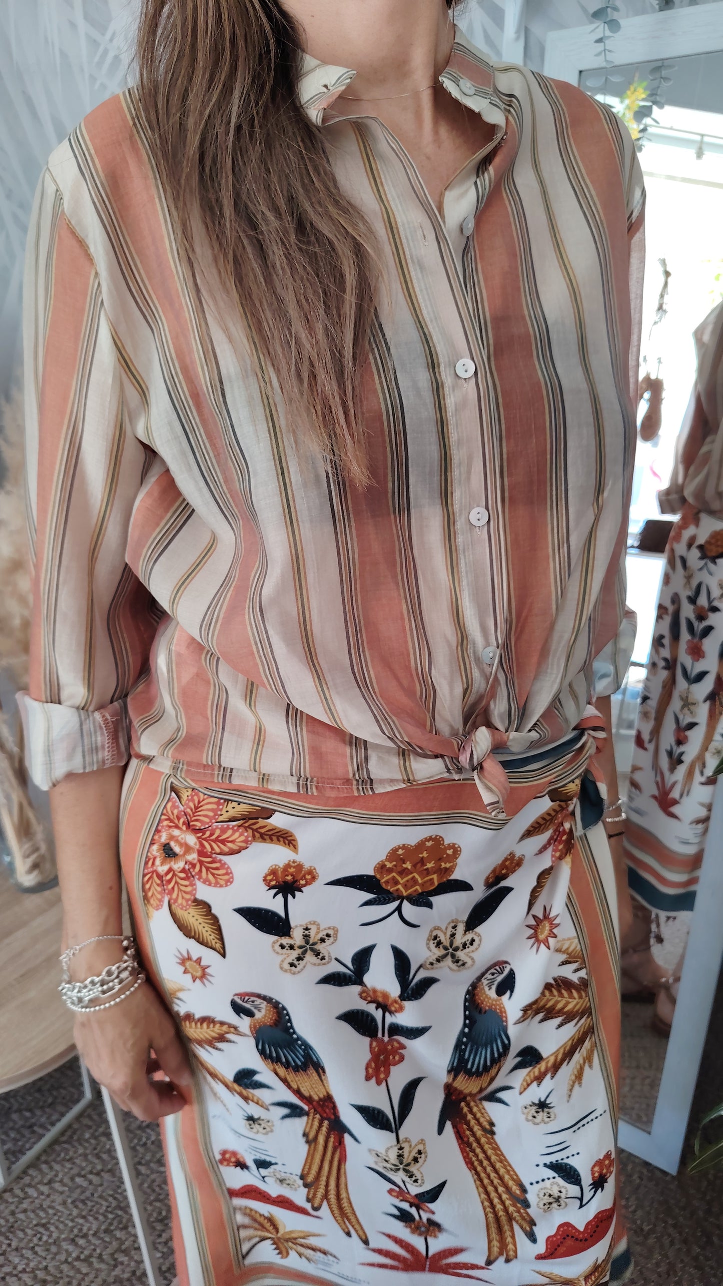 Camicia a righe