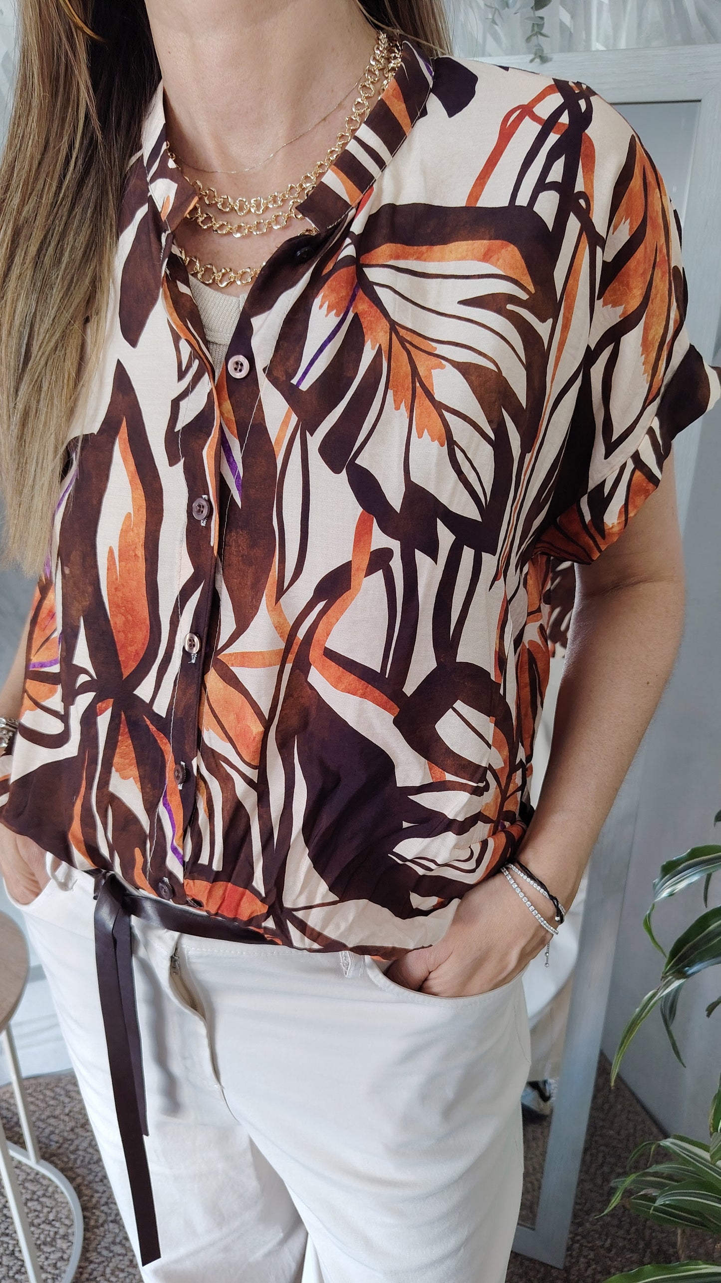 Camicia fantasia jungle