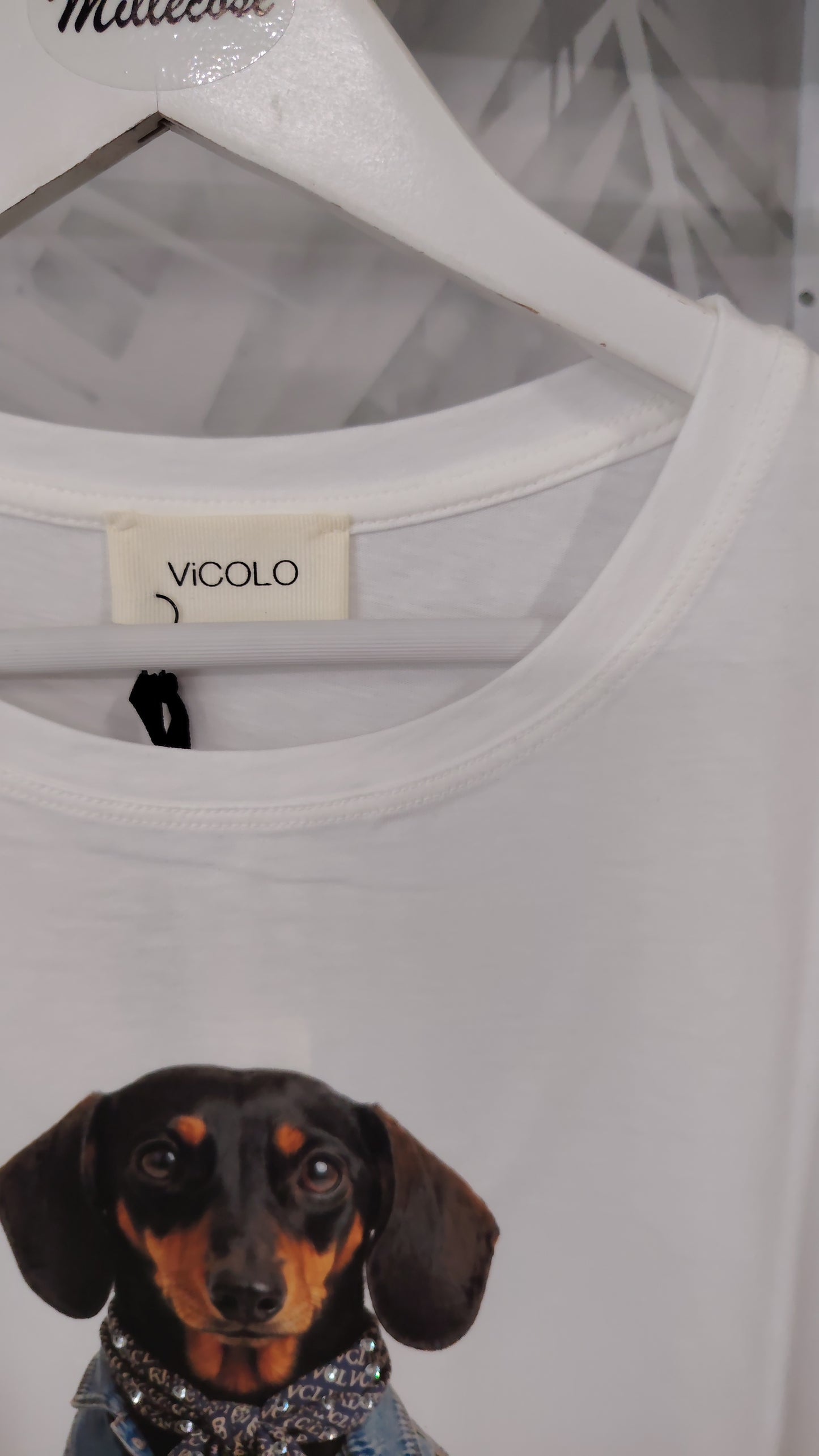 T-shirt Vicolo bassotto camicia