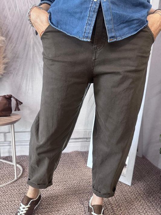 Pantalone baloon cotone