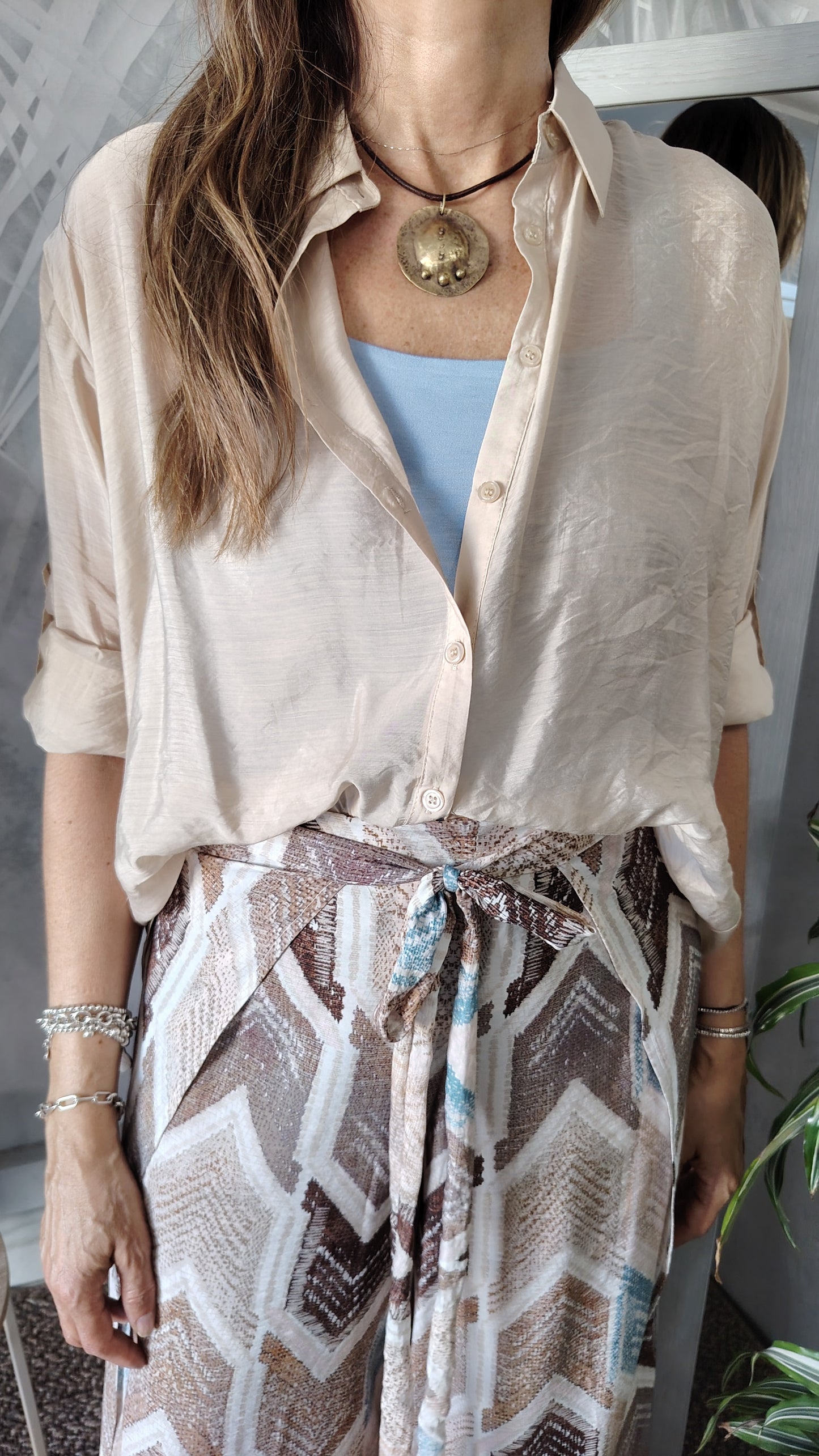 Camicia in viscosa