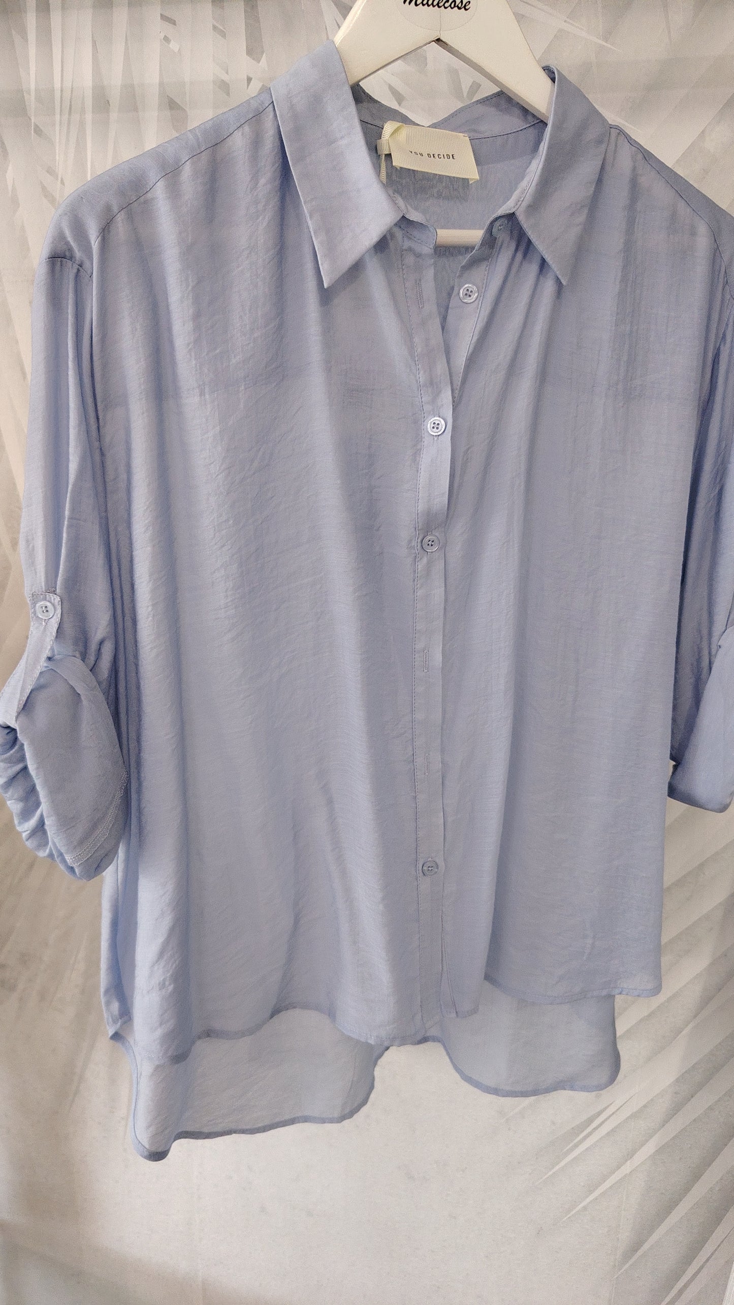 Camicia over in mussola