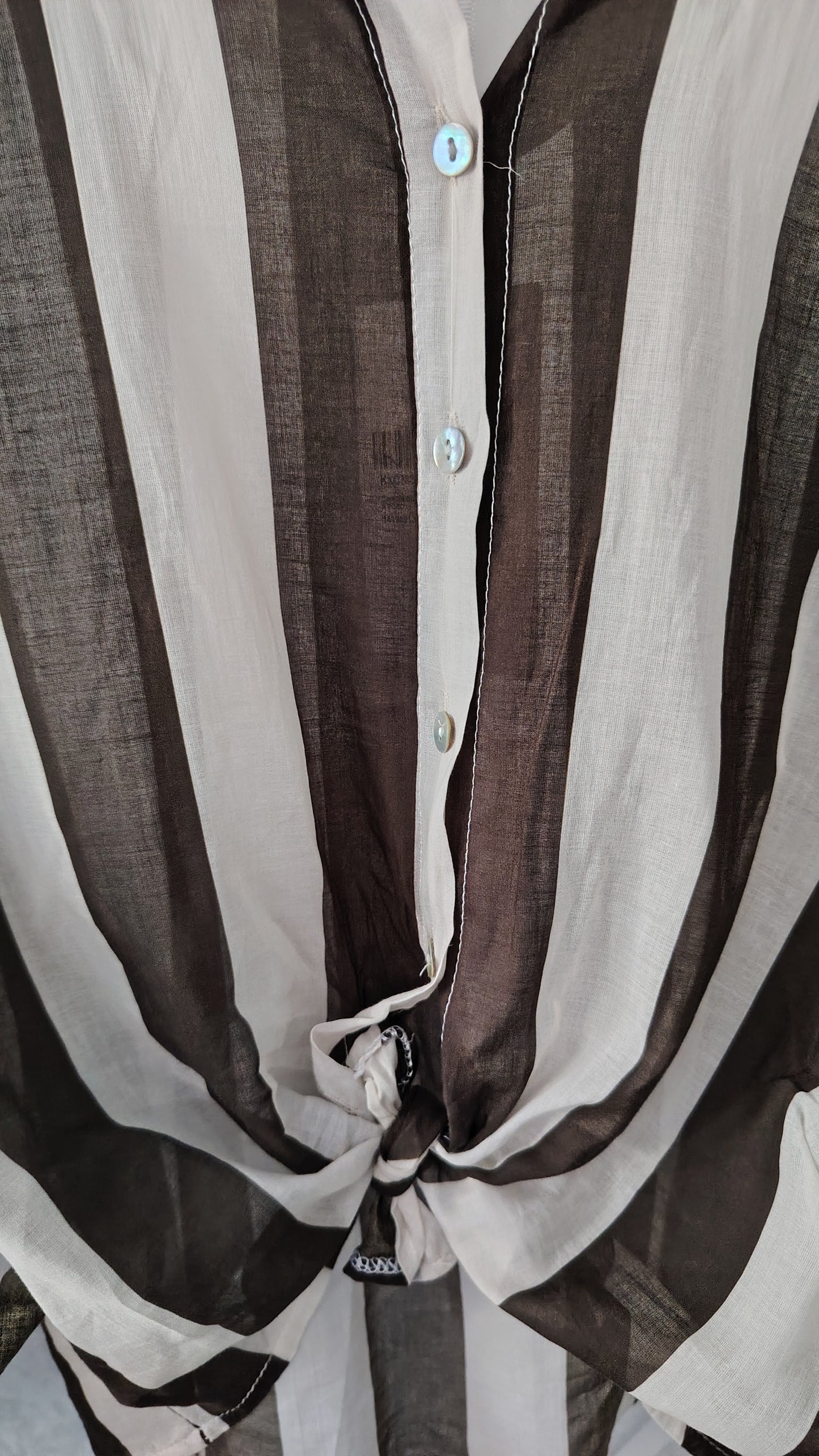 Camicia righe mussola
