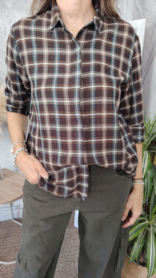 Camicia check flanella