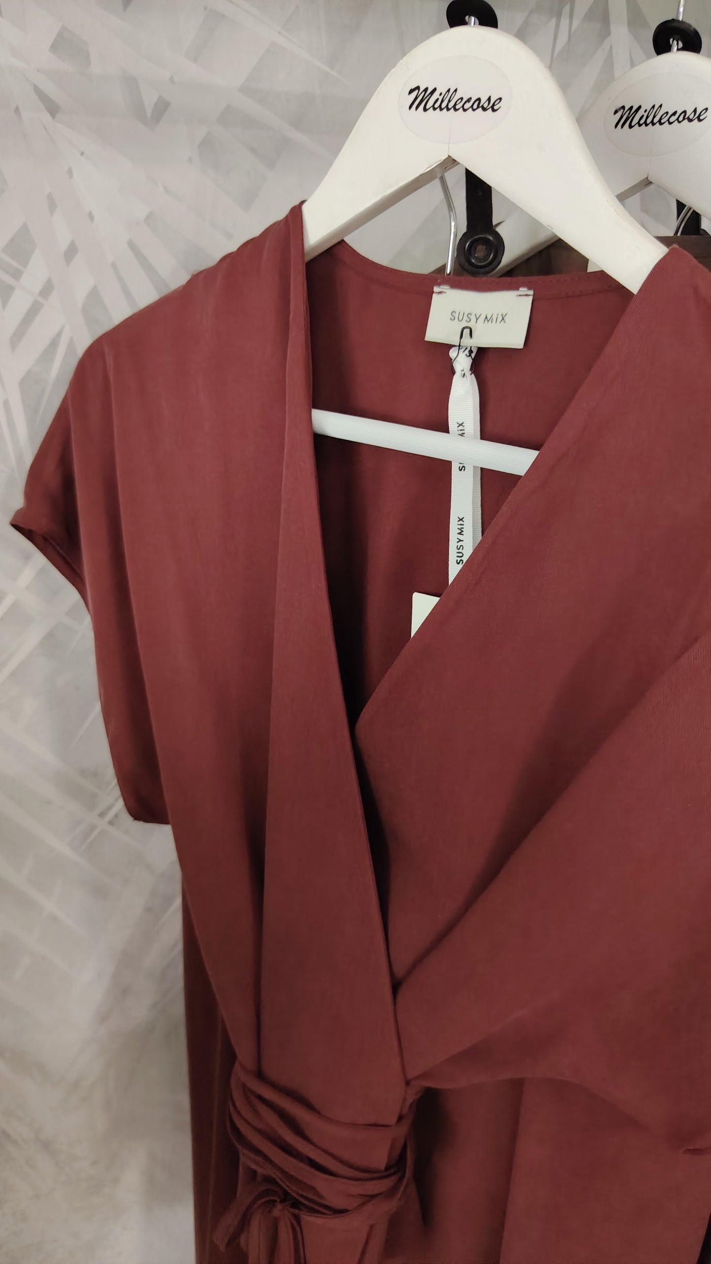Completo palazzo e blusa incrociata