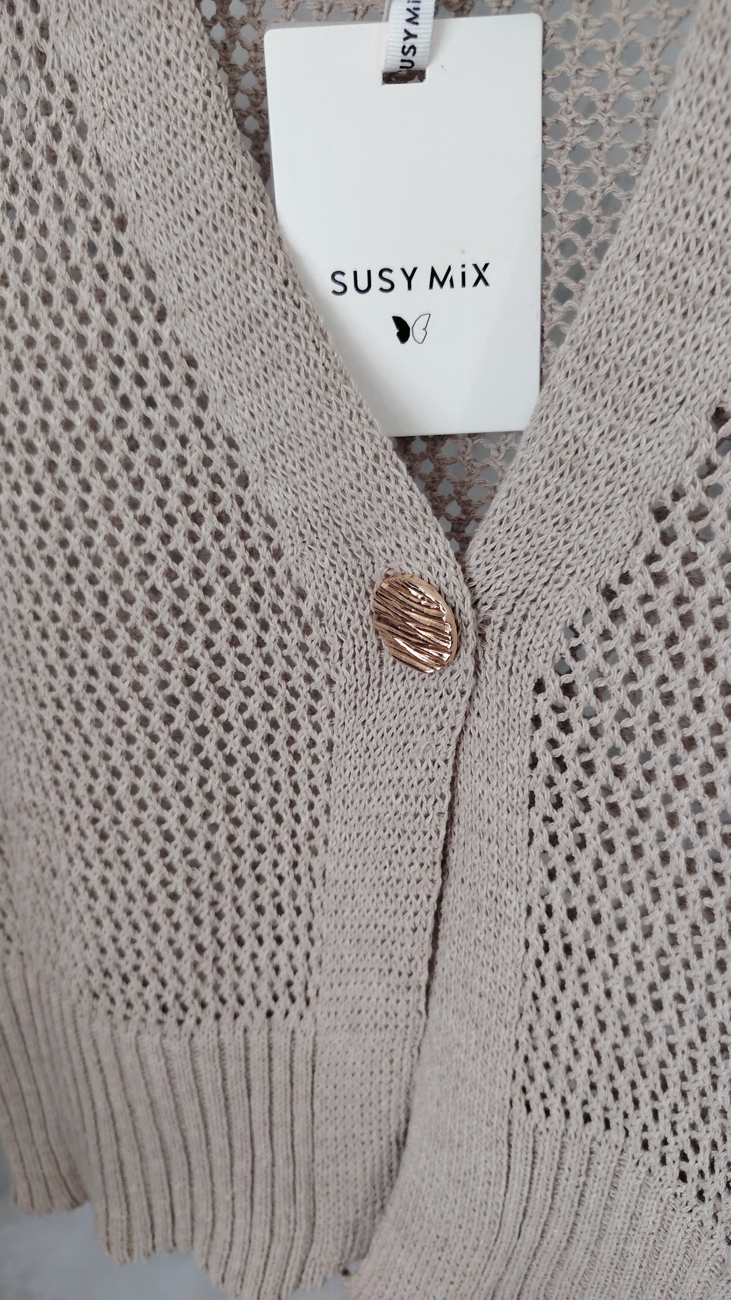 Cardigan traforato