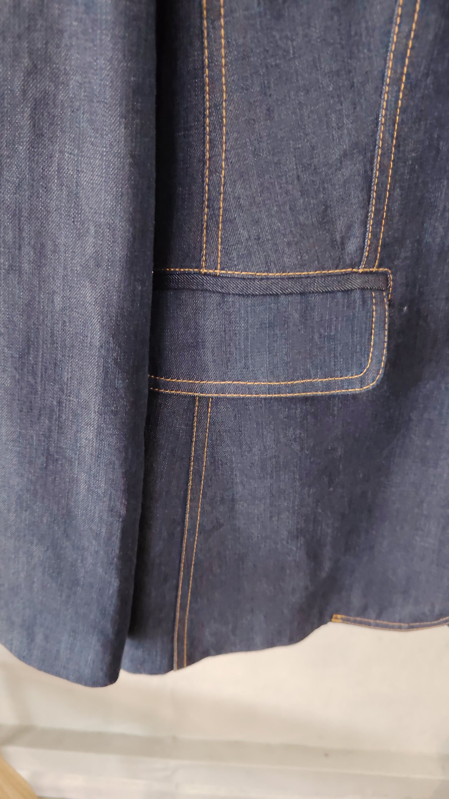 Giacca in denim foderata