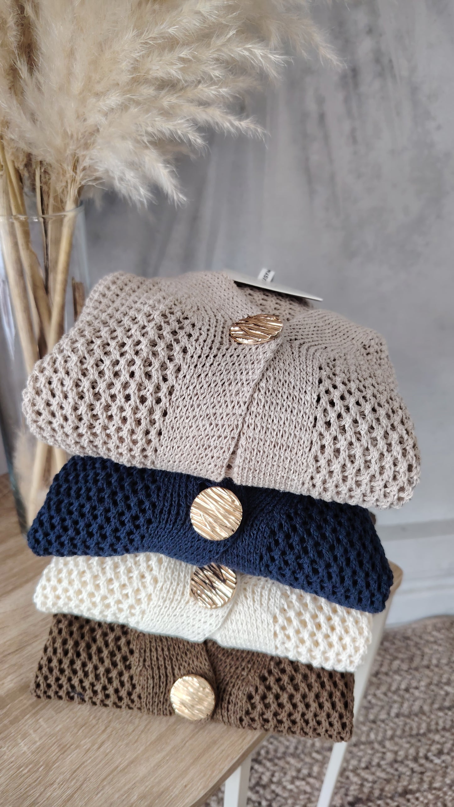 Cardigan traforato