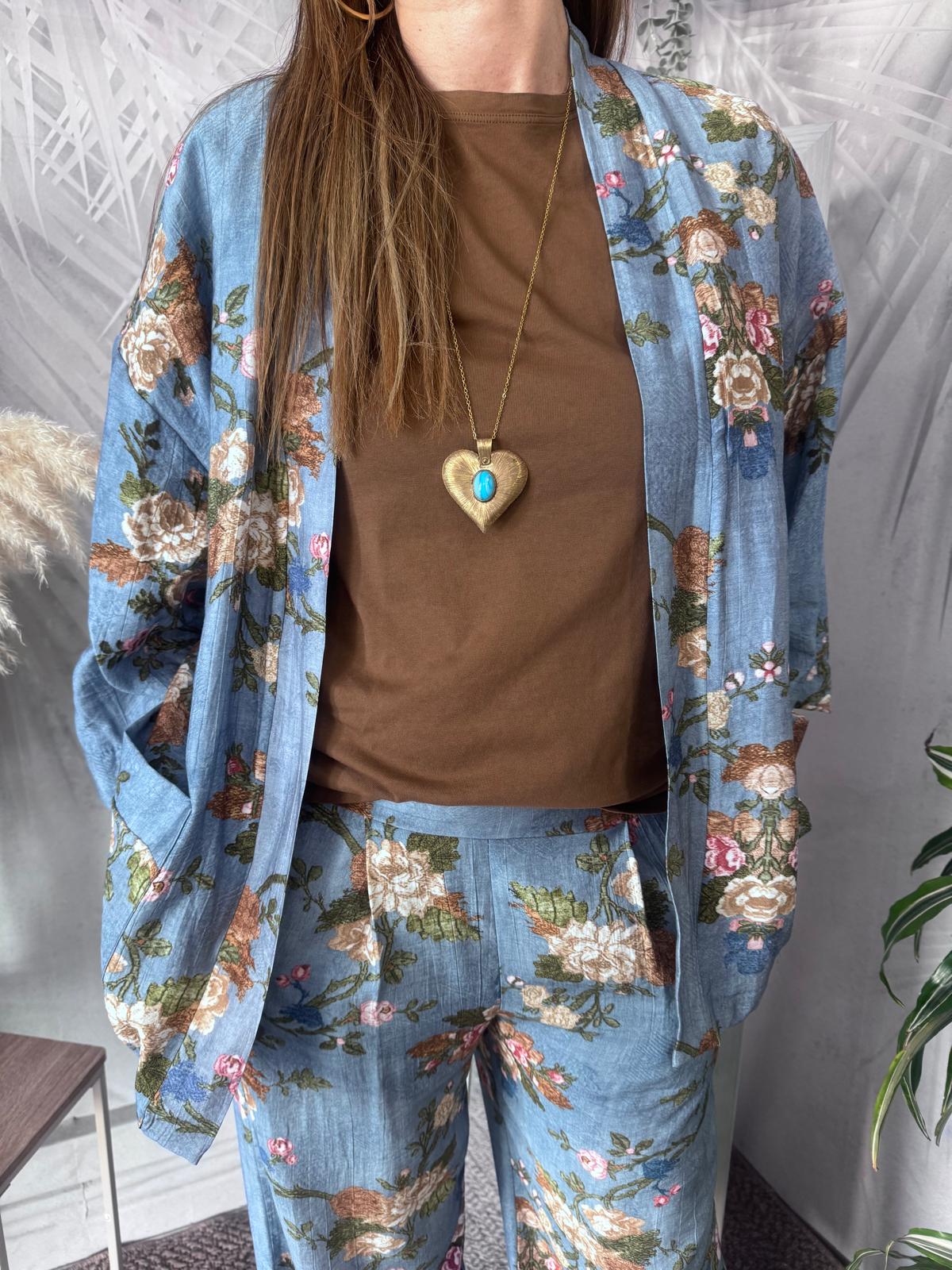Kimono misto viscosa