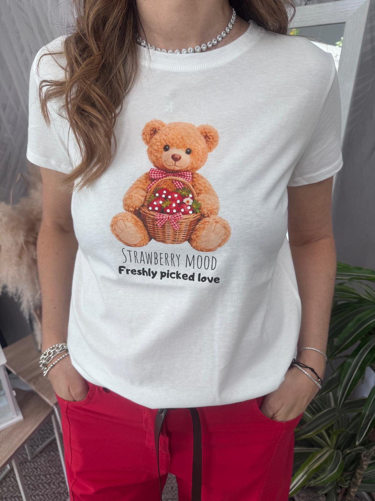 T-shirt Vicolo orsetto cestino