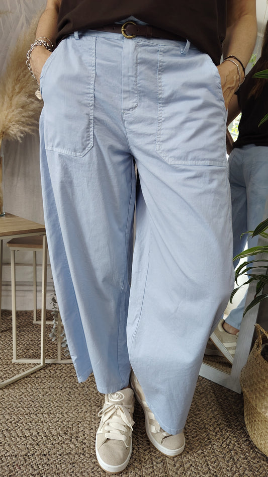 Pantalone barrel leggero