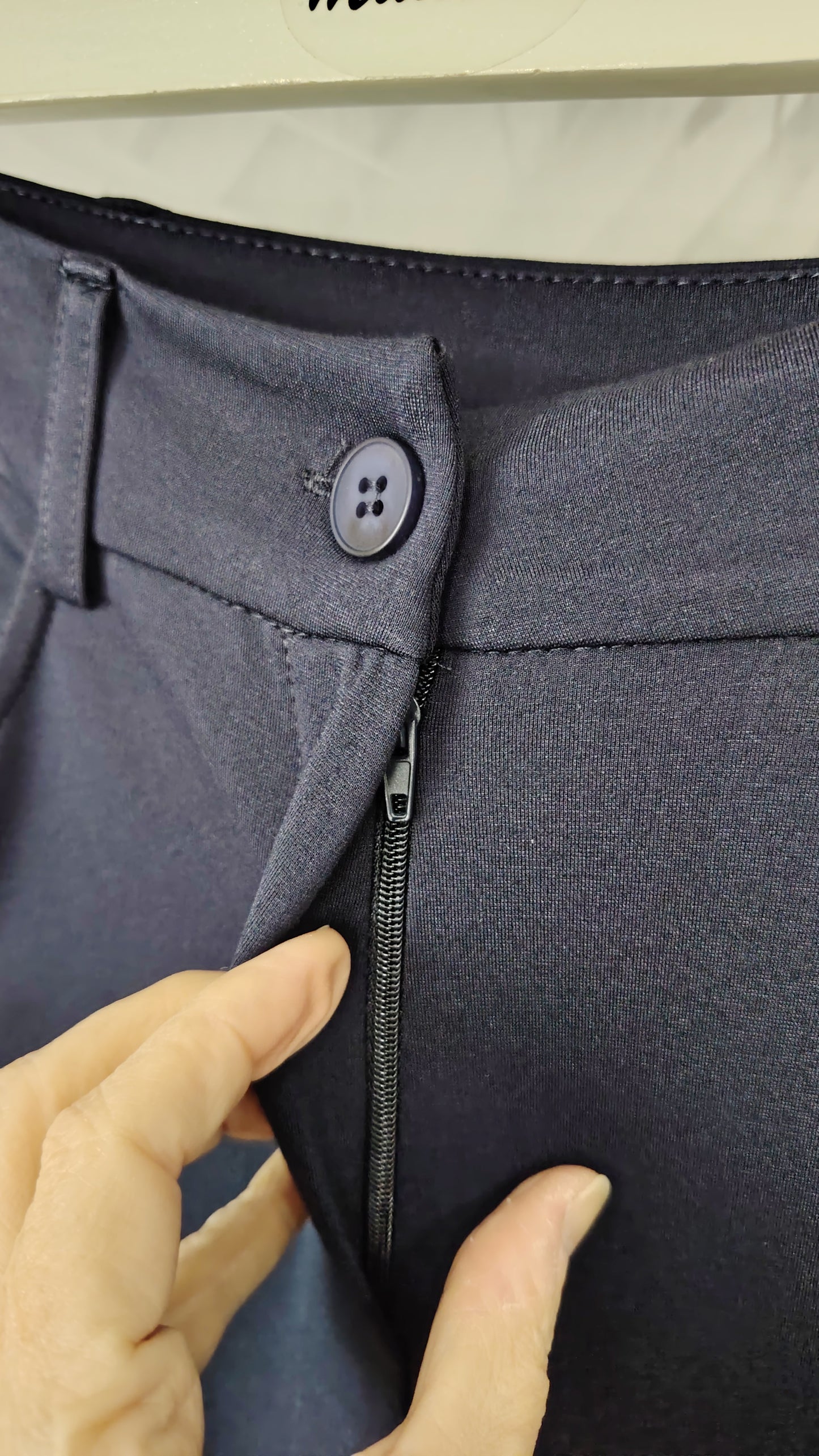 Pantalone morbido punto Milano leggero