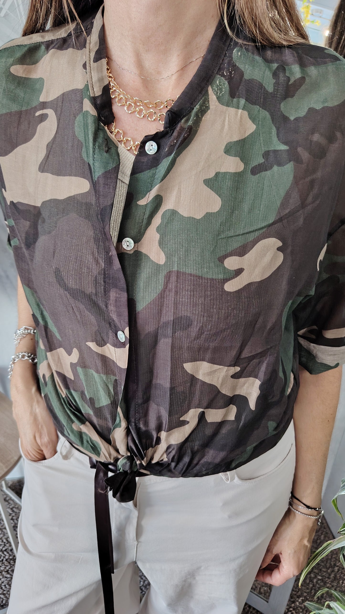 Camicia camouflage