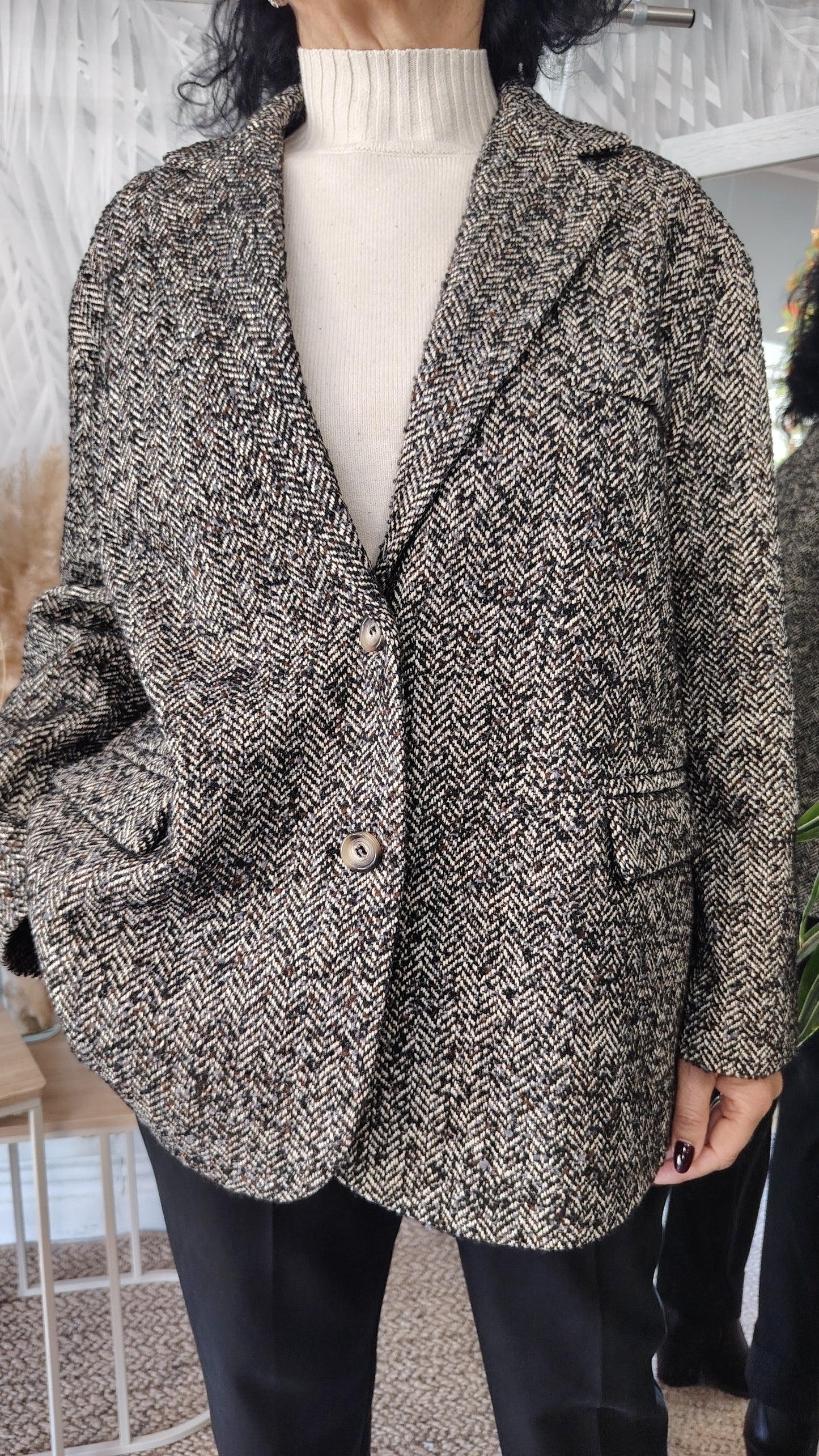 Giacca cappotto spinata