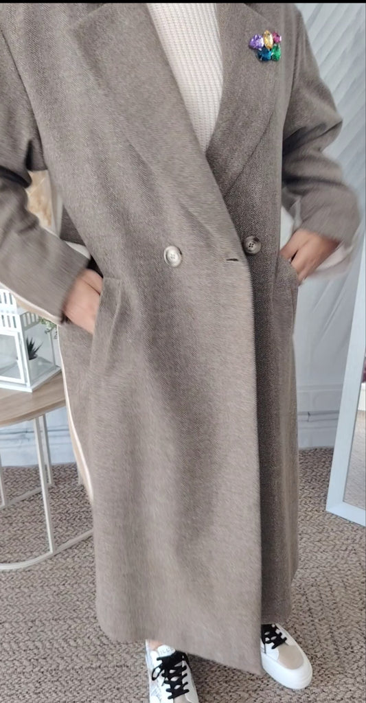 Cappotto bicolor