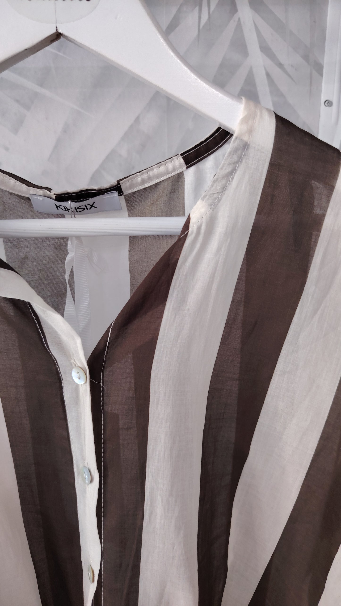 Camicia righe mussola