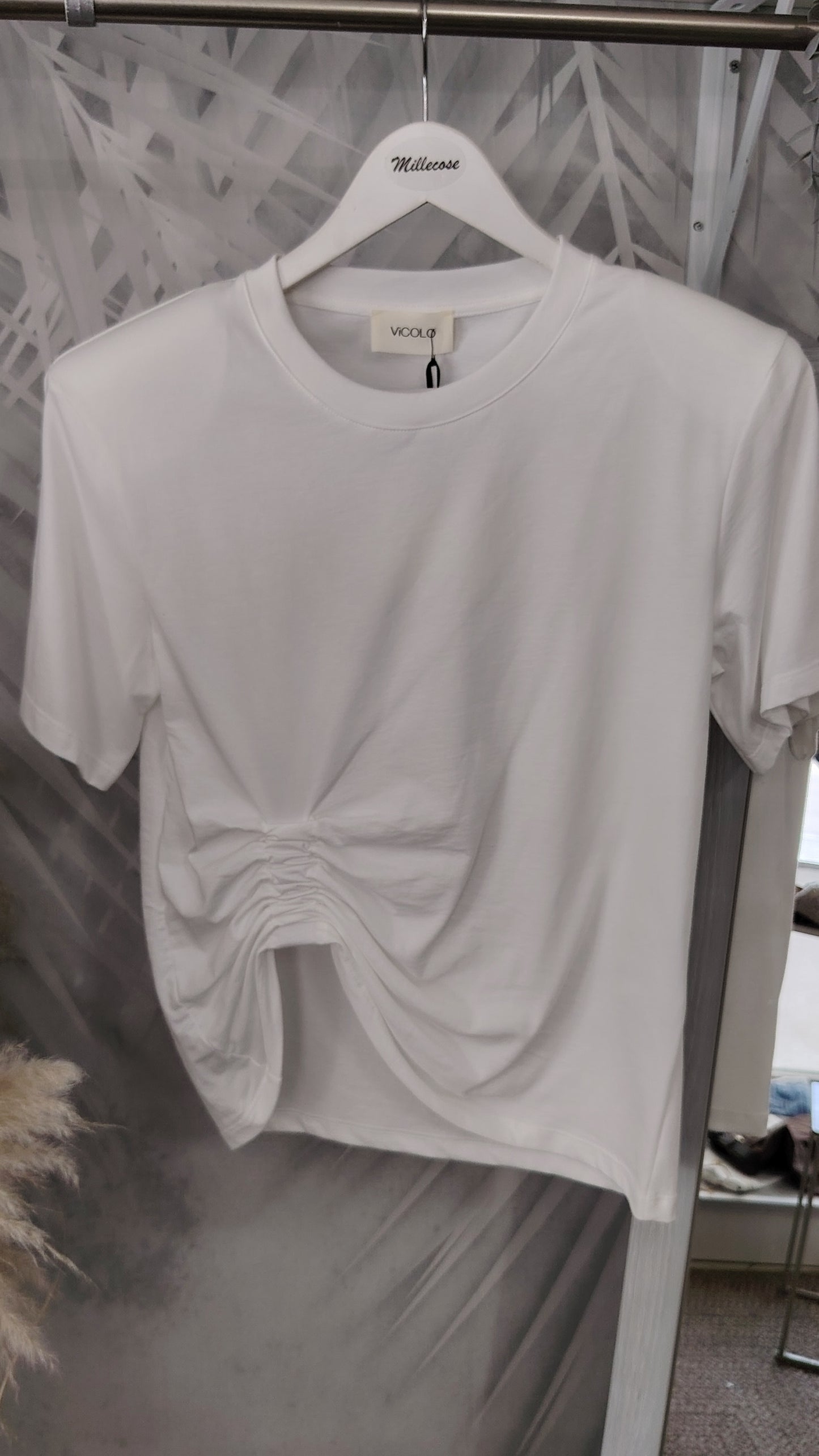 T-shirt con motivo sul fianco