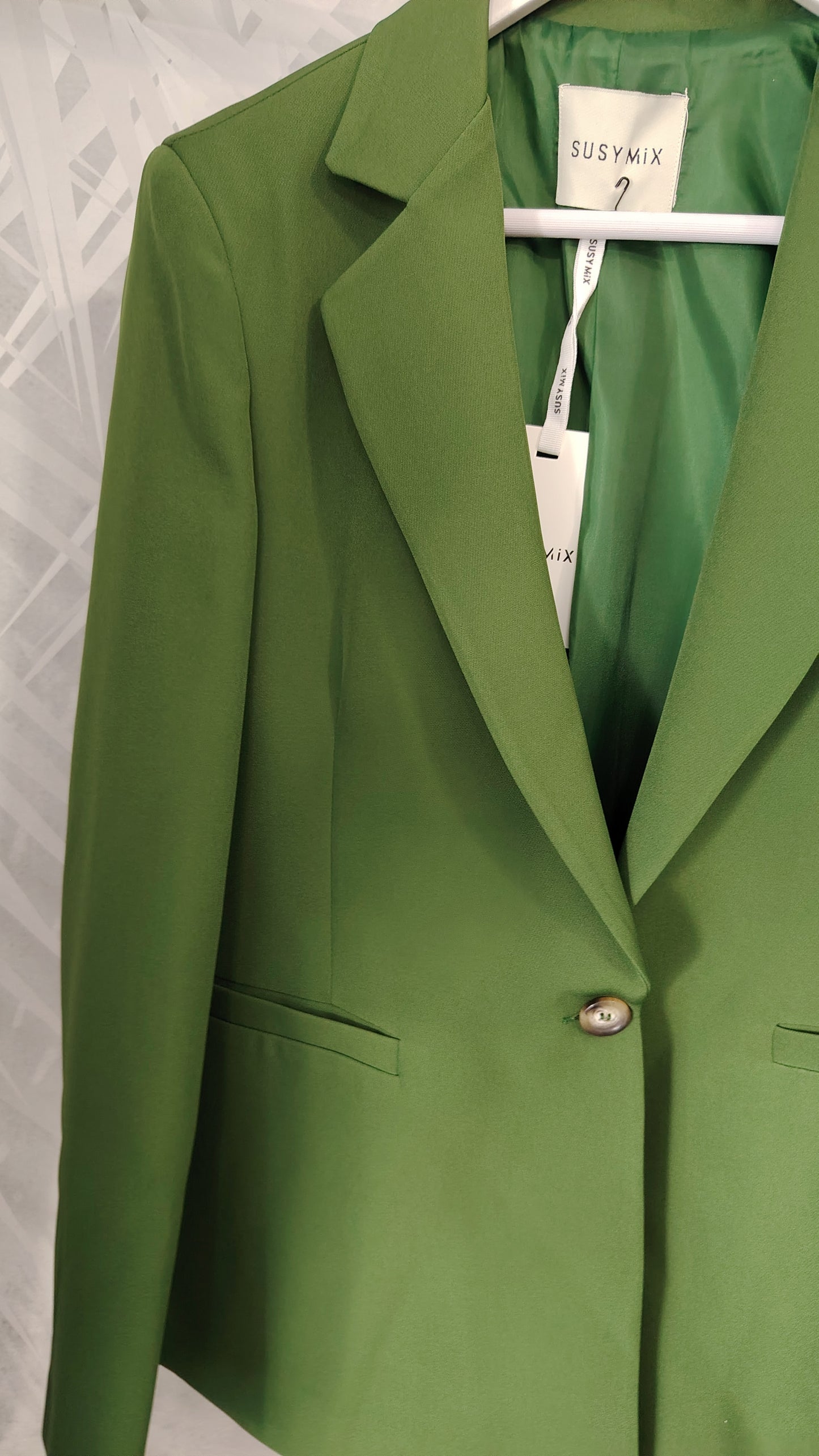 Blazer foderato ad un bottone