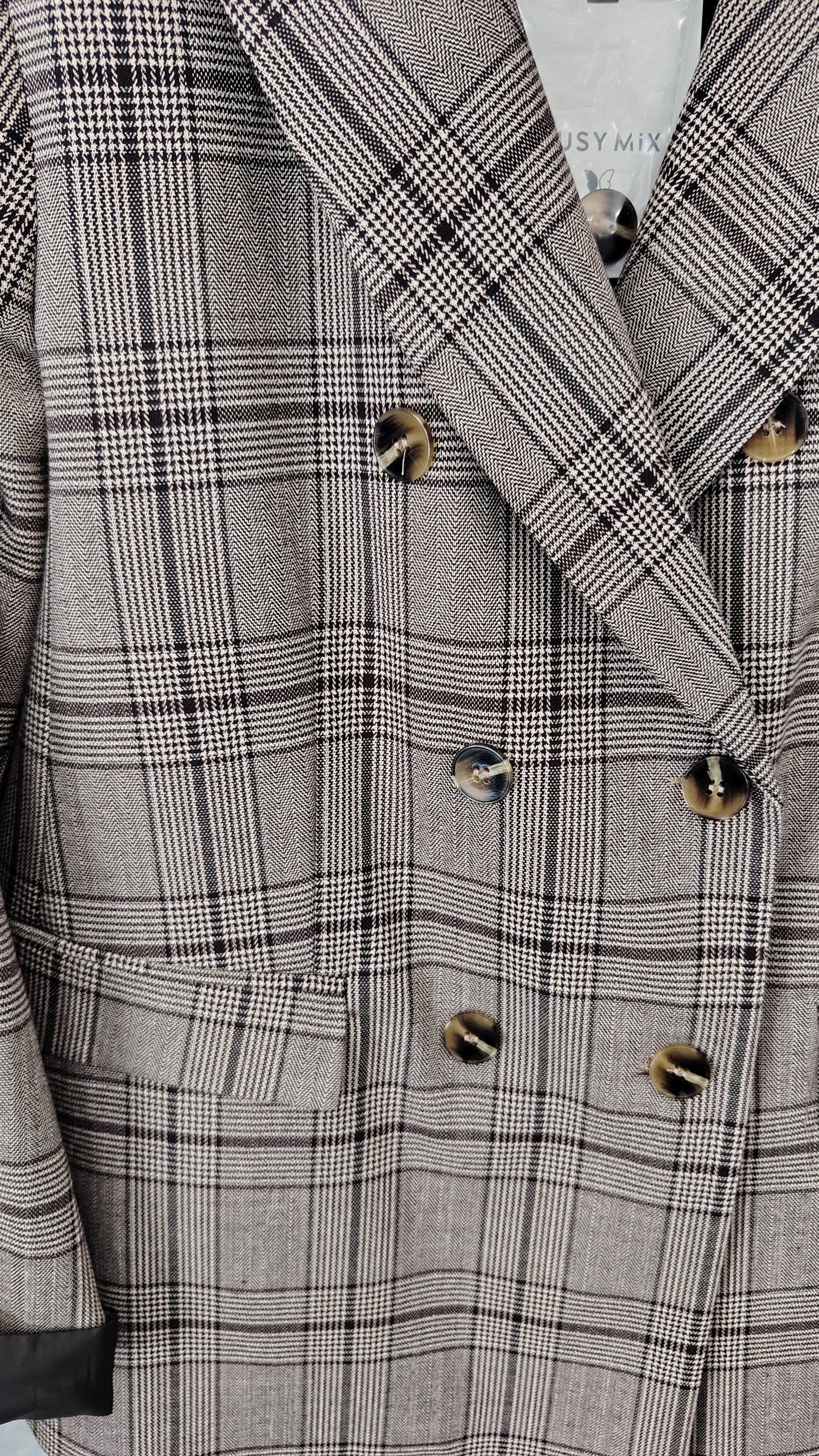 Giacca doppiopetto principe di galles