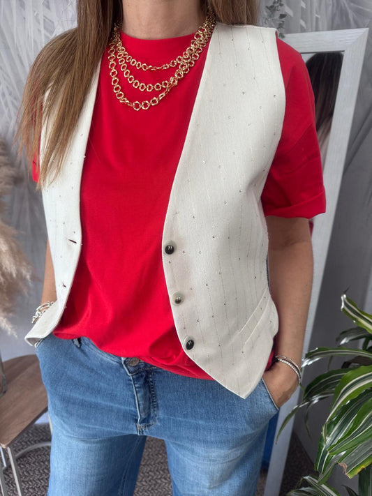 Gilet paiettes
