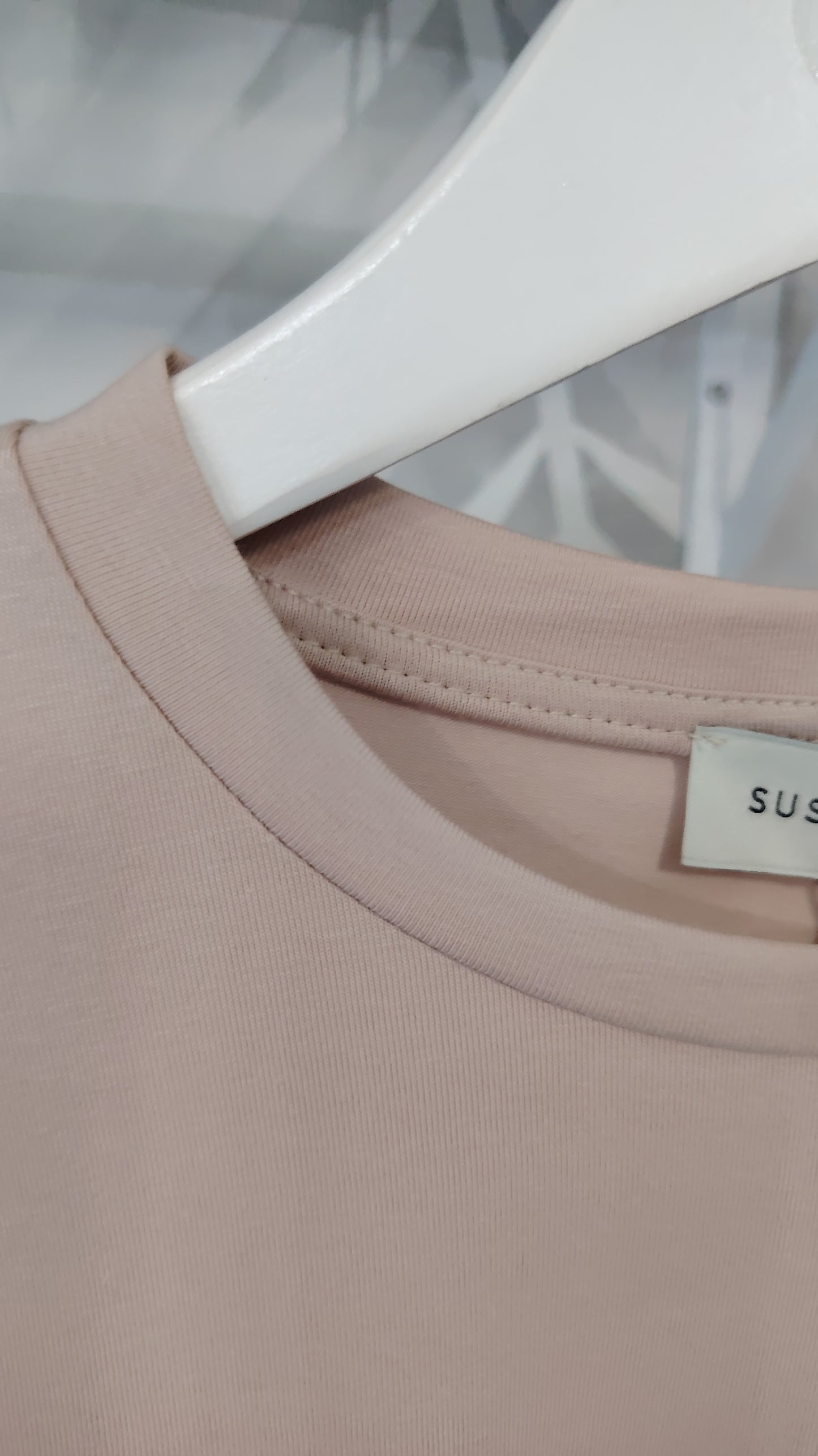 T-shirt con top paiettes