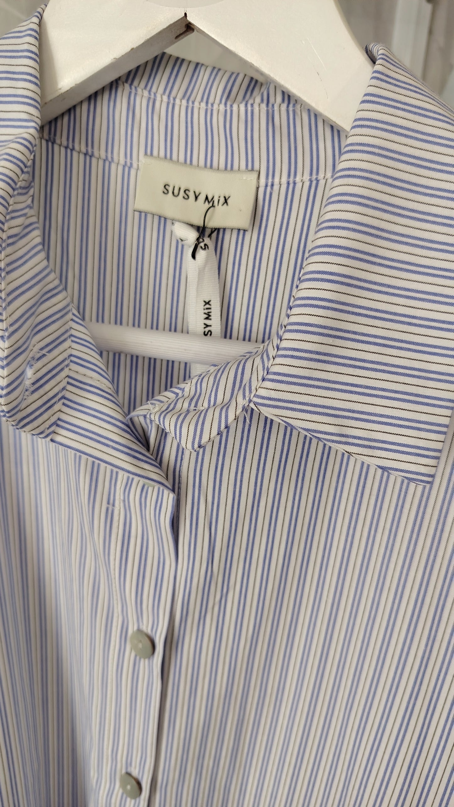 Camicia over con pizzo