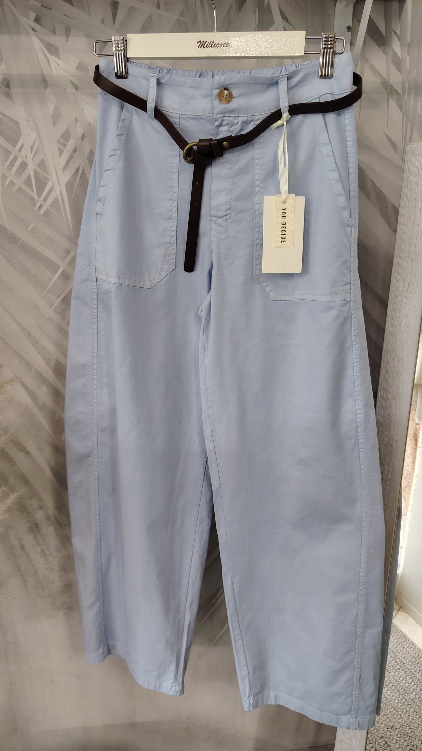 Pantalone barrel leggero
