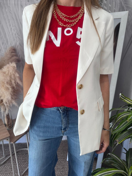 Blazer mezza manica