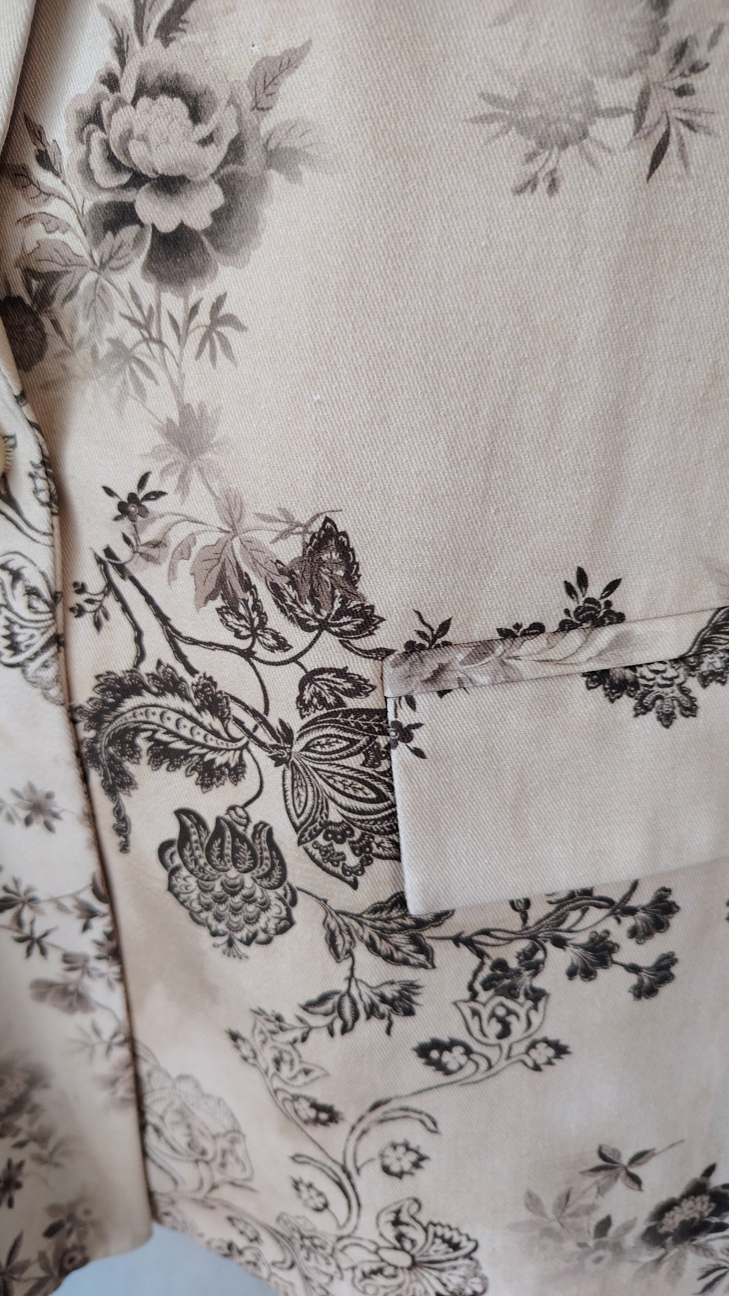 Giacca fantasia floreale