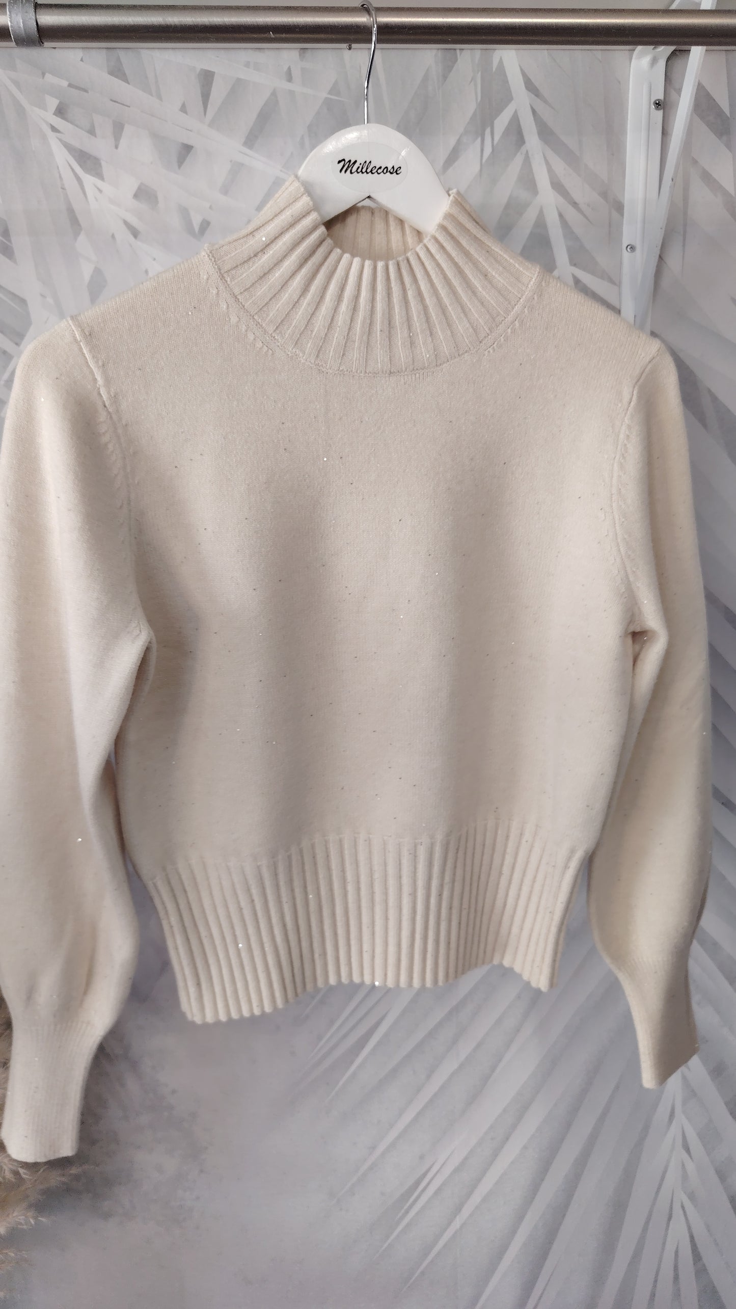 Pull micropaiette lupetto