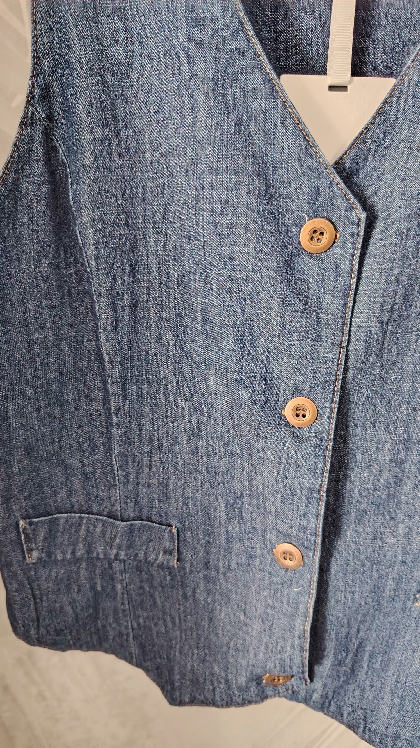 Gilet chambray