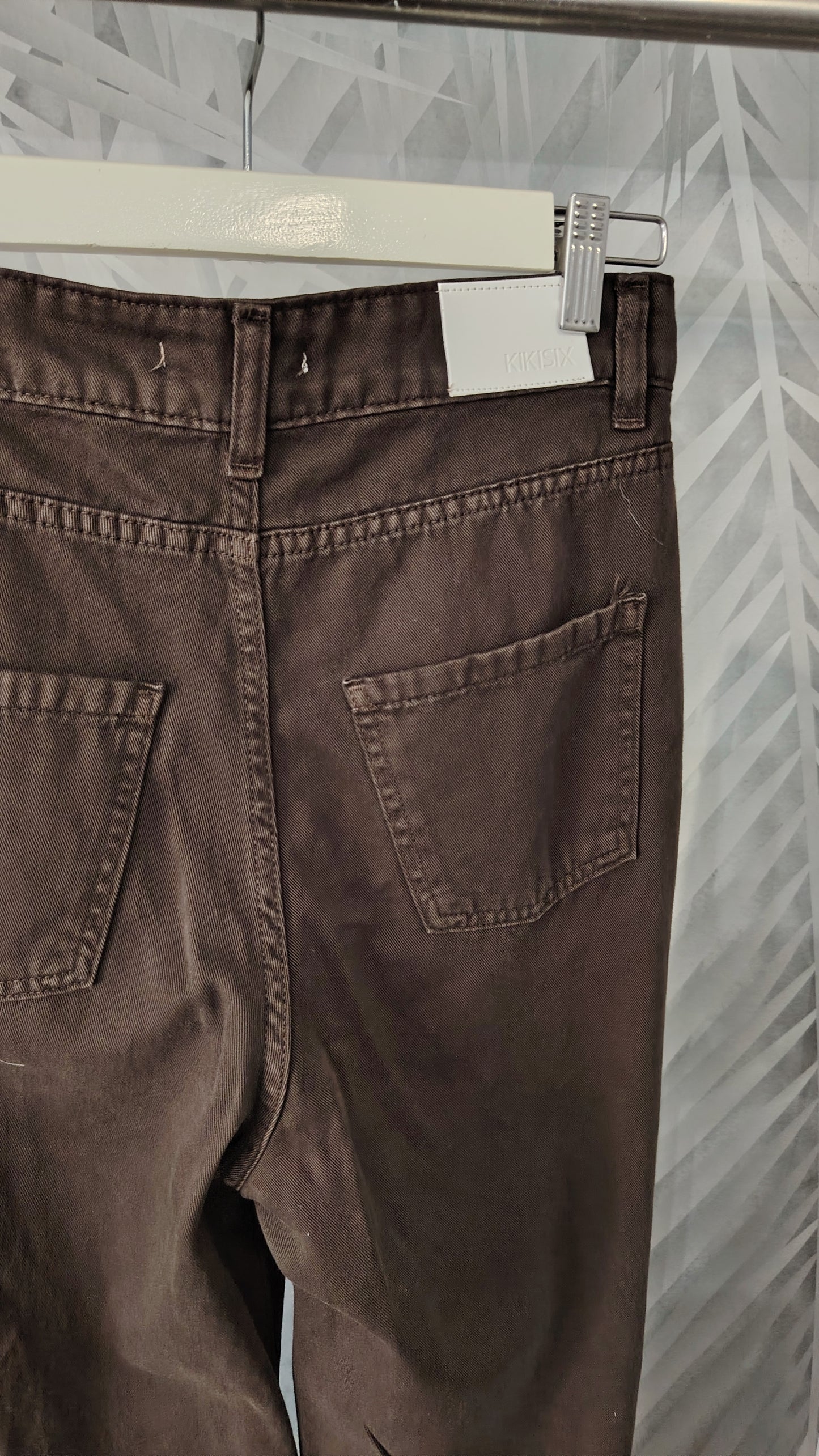 Pantalone largo cinque tasche