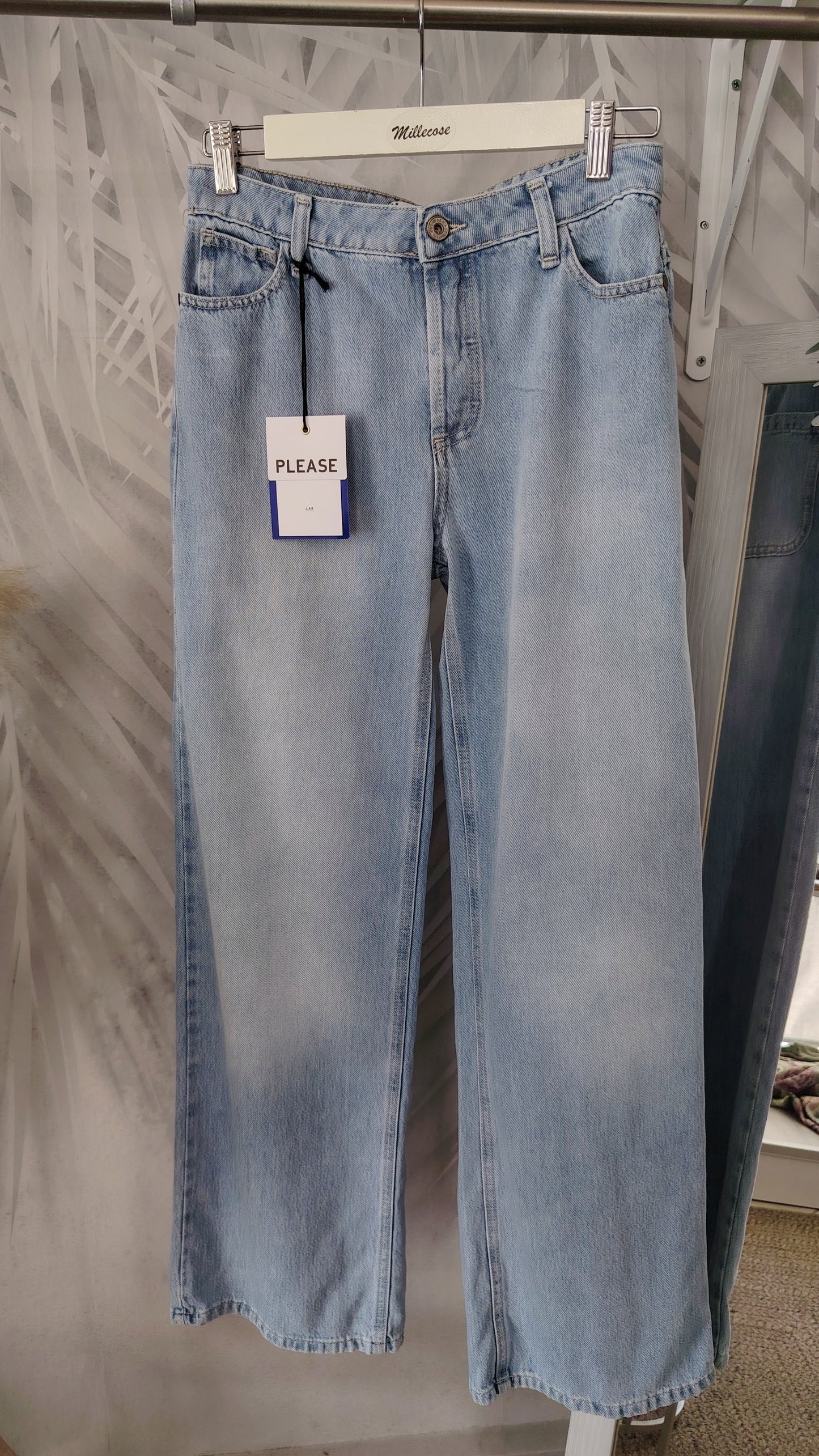 Jeans flare lavaggio chiaro
