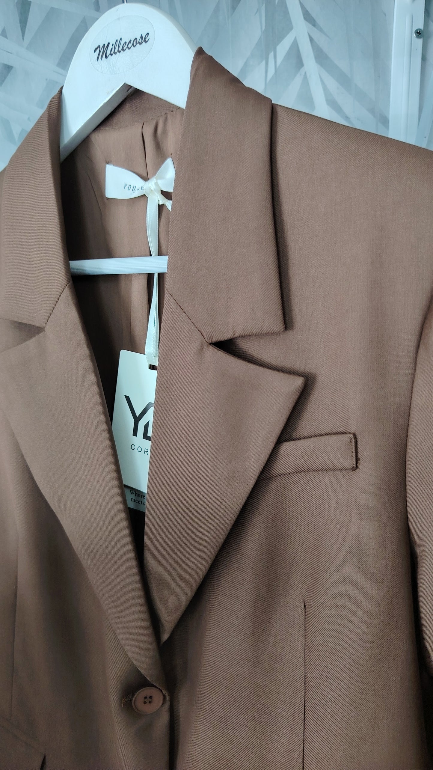 Blazer over due bottoni