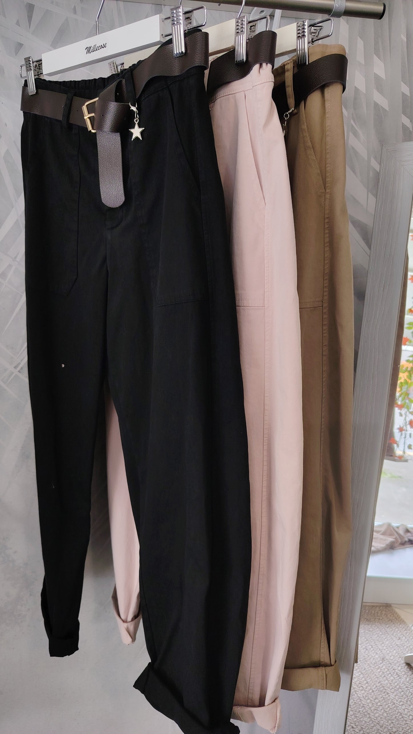 Pantalone stellina cotone