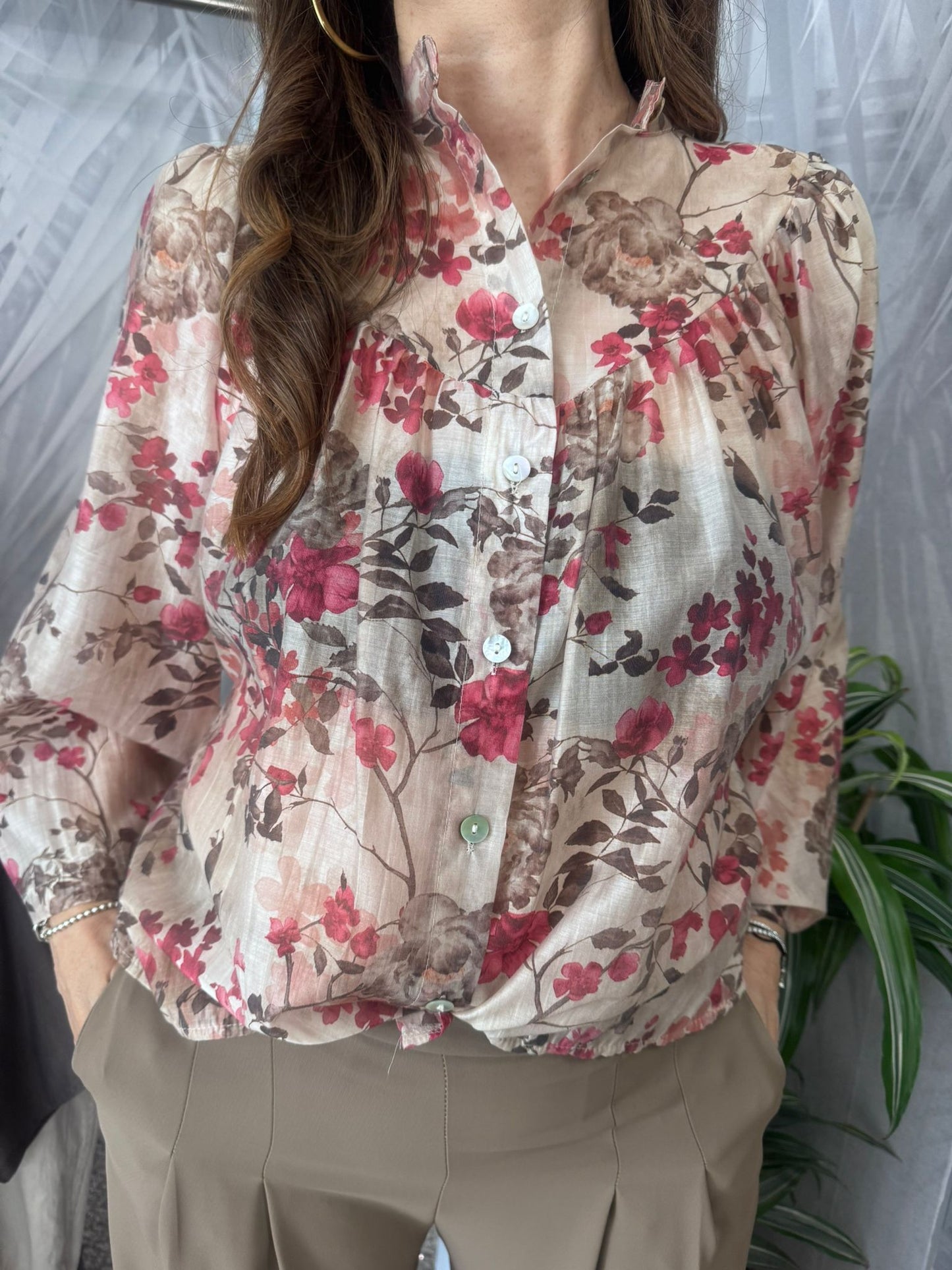 Camicia stampa fiori