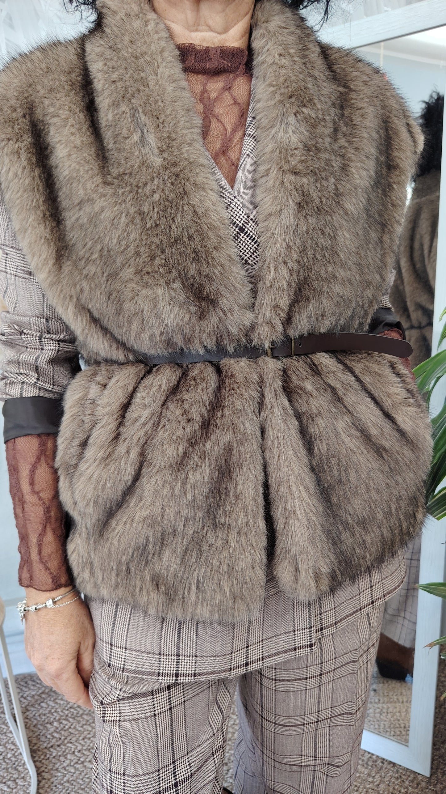 Gilet ecopelliccia