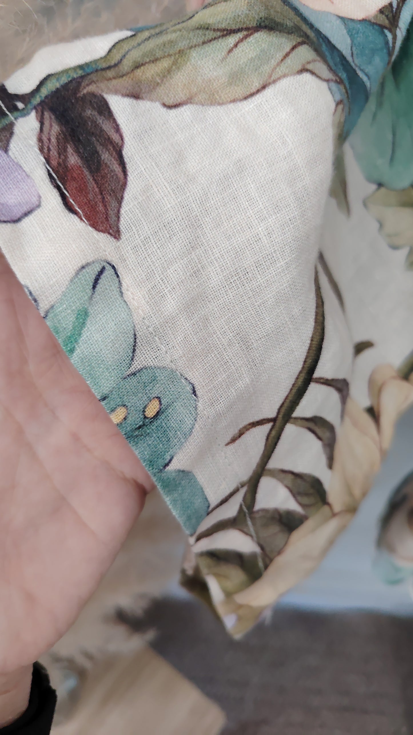 Kimono puro lino a fantasia