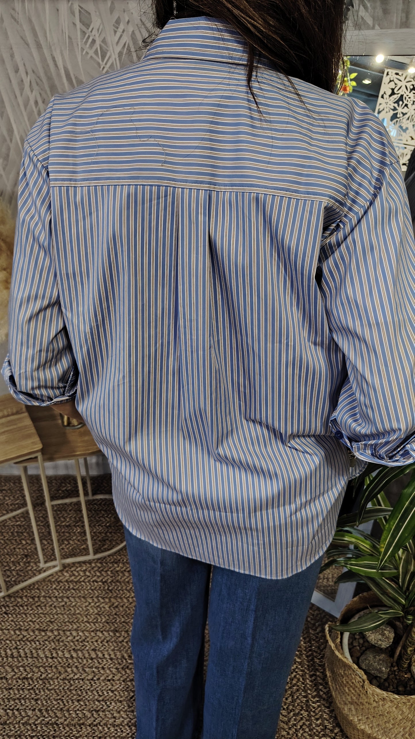 Camicia rigata over
