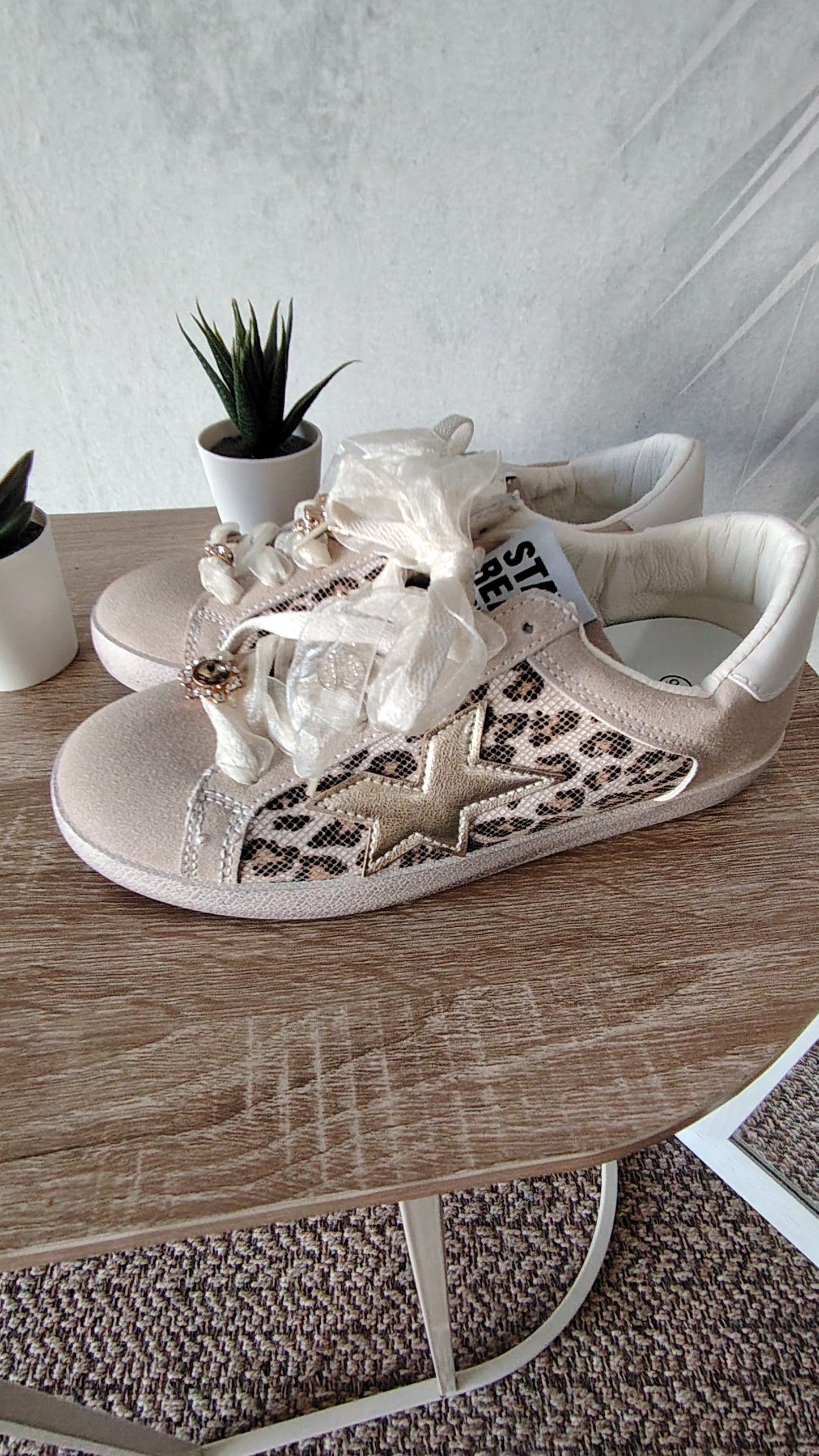 Sneakers ecopelle maculata